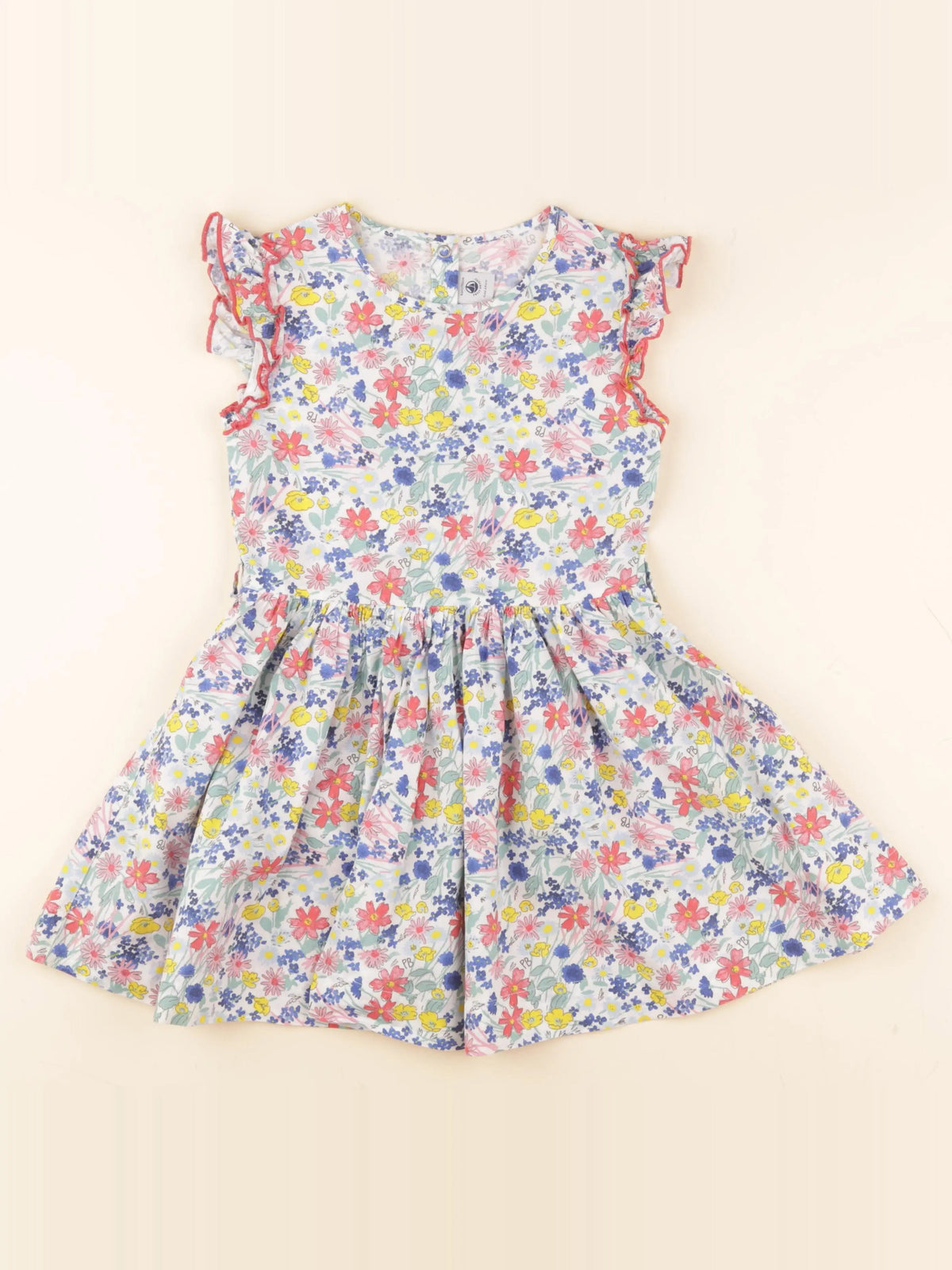 Petit Bateau - robe multicolore - 6 ans