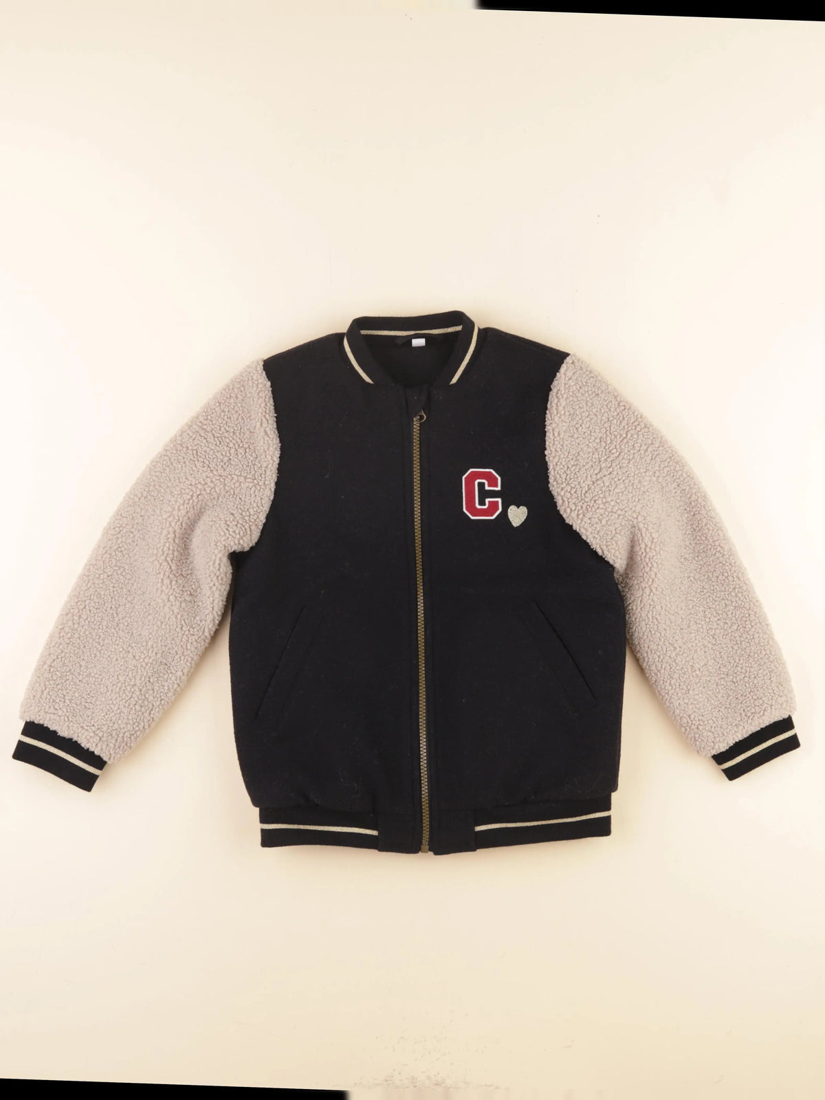 La Redoute - veste noir, or - 7 ans