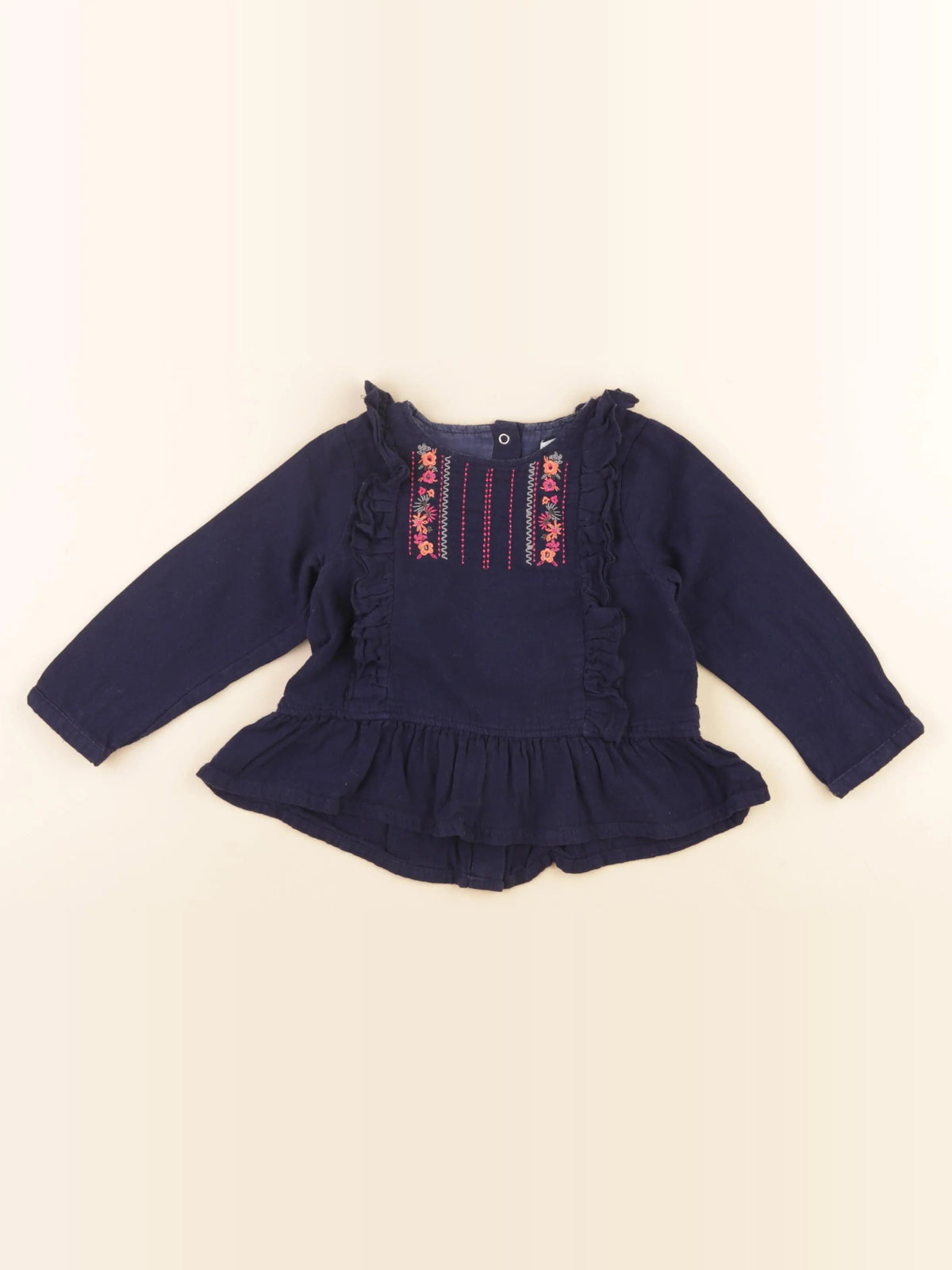 Vertbaudet - blouse bleu - 3 ans