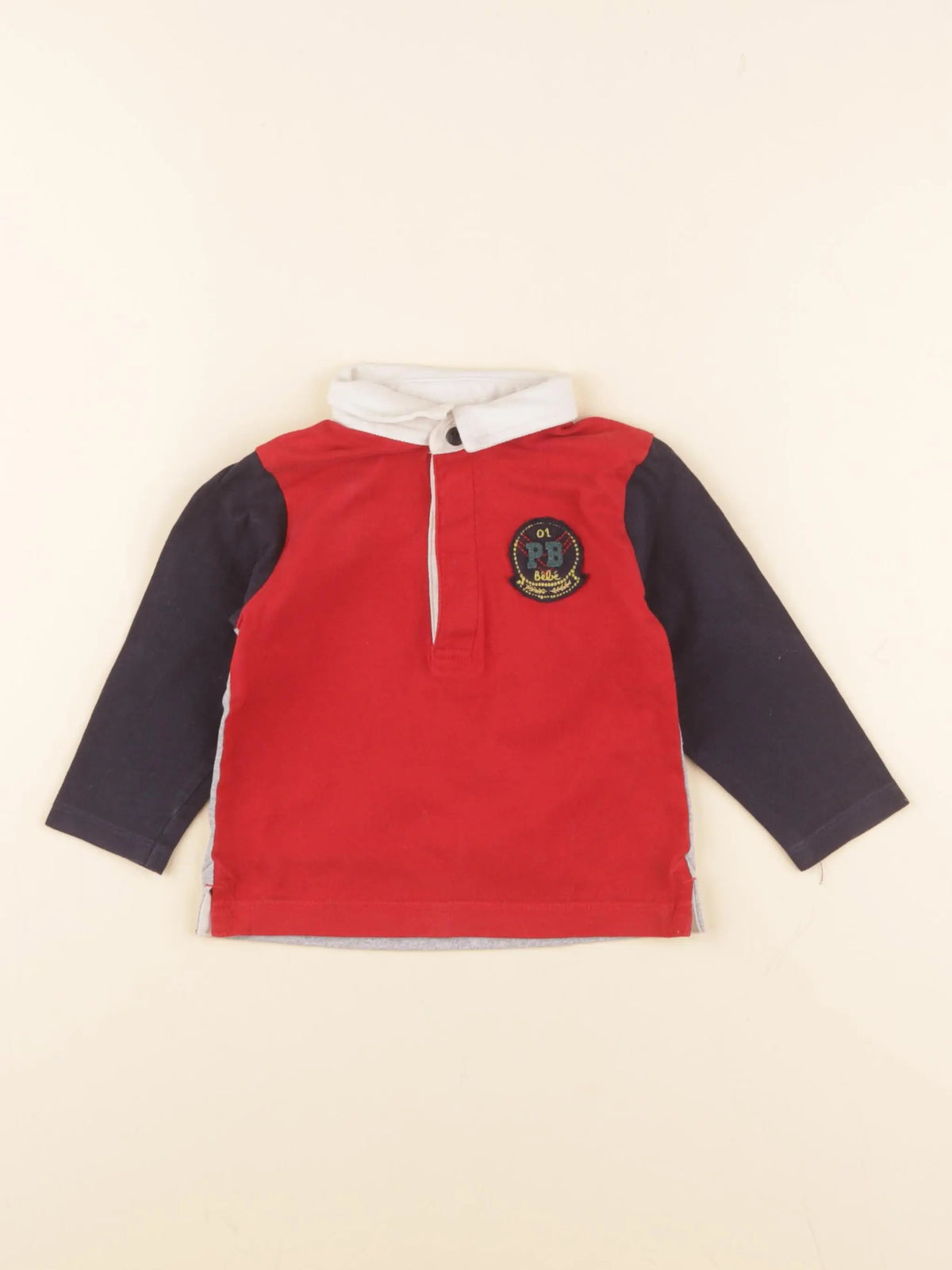 Petit Bateau - polo multicolore - 12 mois