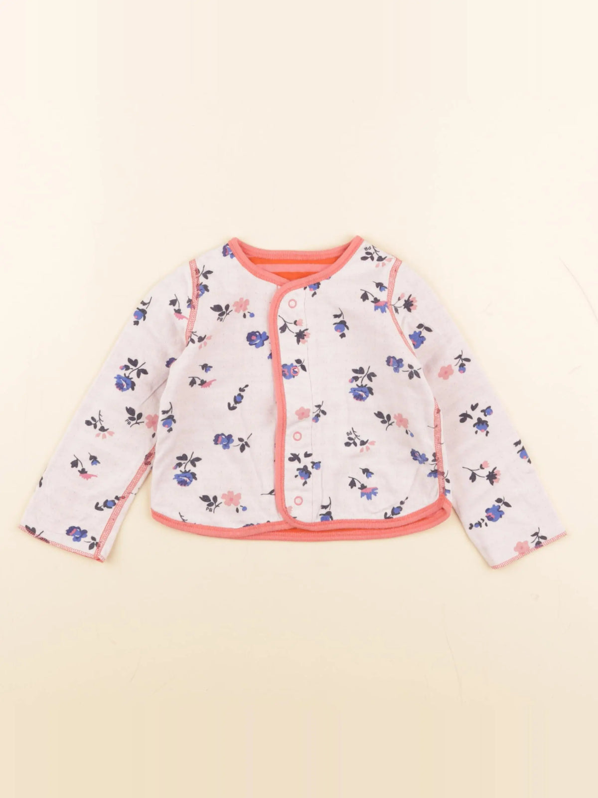 Petit Bateau - gilet multicolore - 12 mois