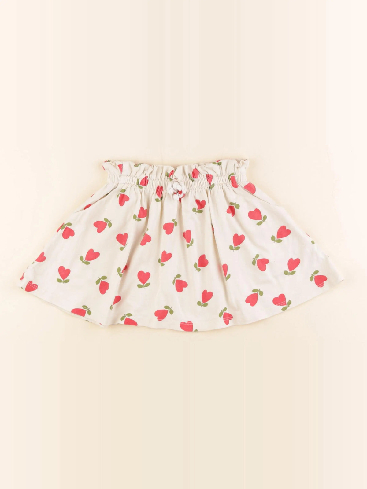 Vertbaudet - jupe beige - 3 ans