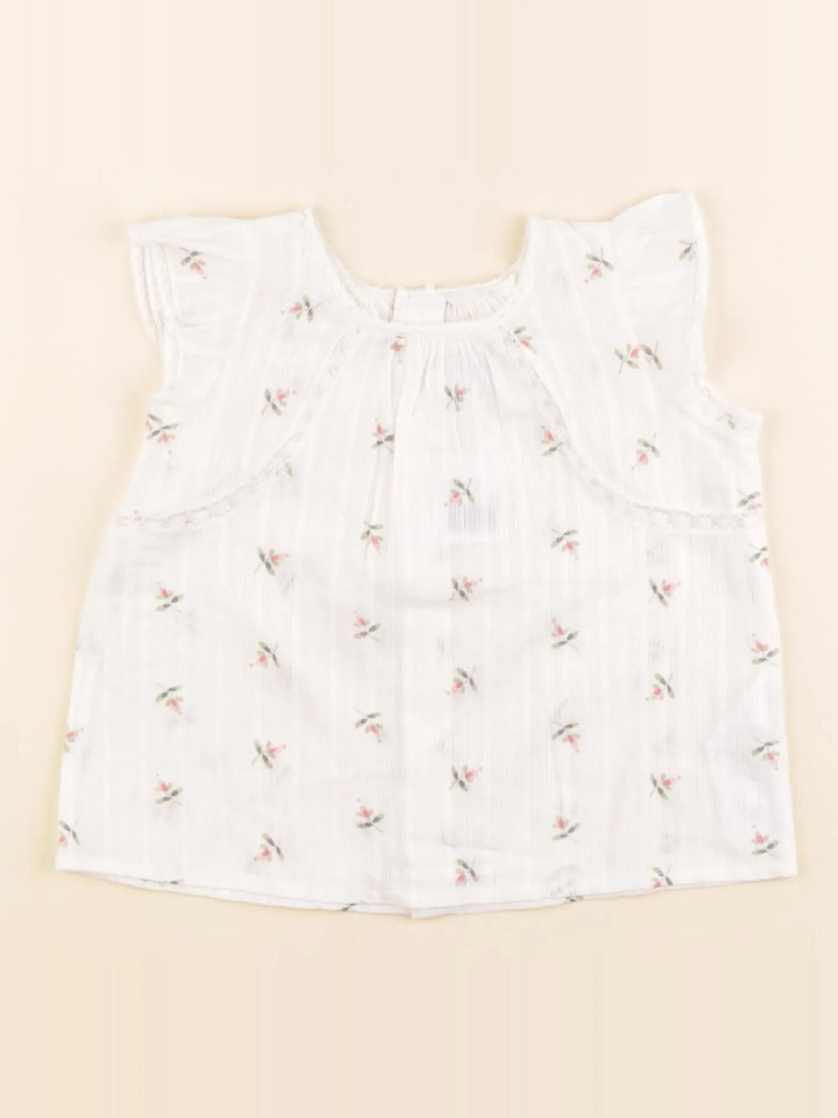 Bonpoint - blouse blanc - 12 mois