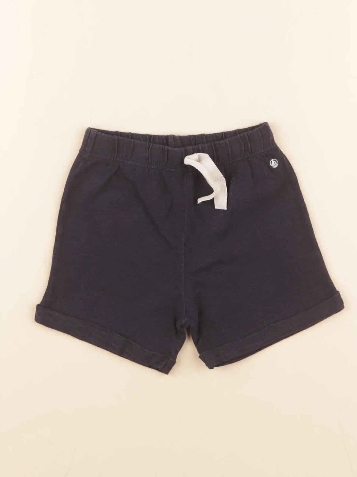 Petit Bateau - short bleu - 18 mois