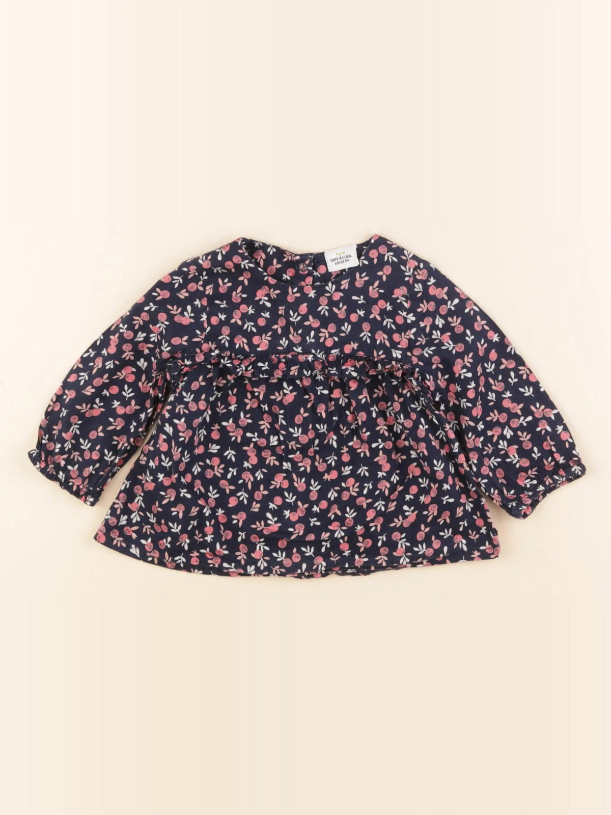 Tape à l'oeil - blouse bleu - 6 mois