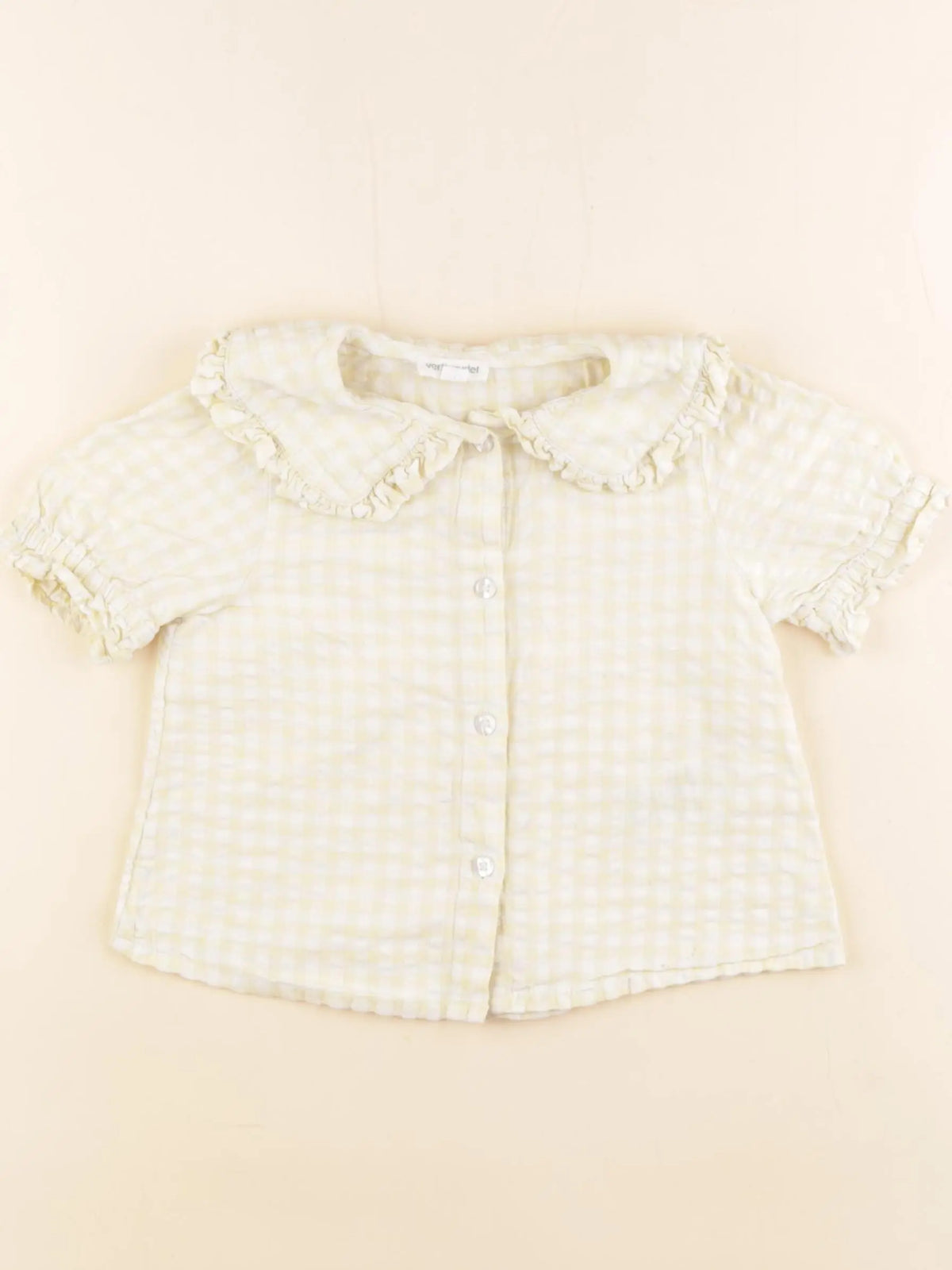 Vertbaudet - blouse jaune - 3 ans