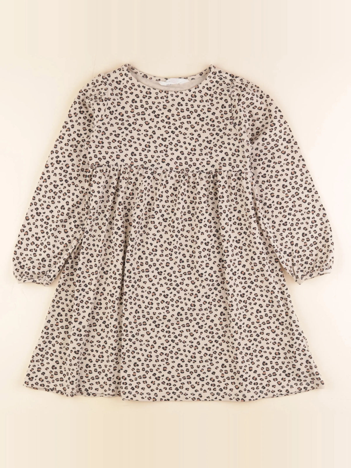 H&M - robe beige - 8/9 ans