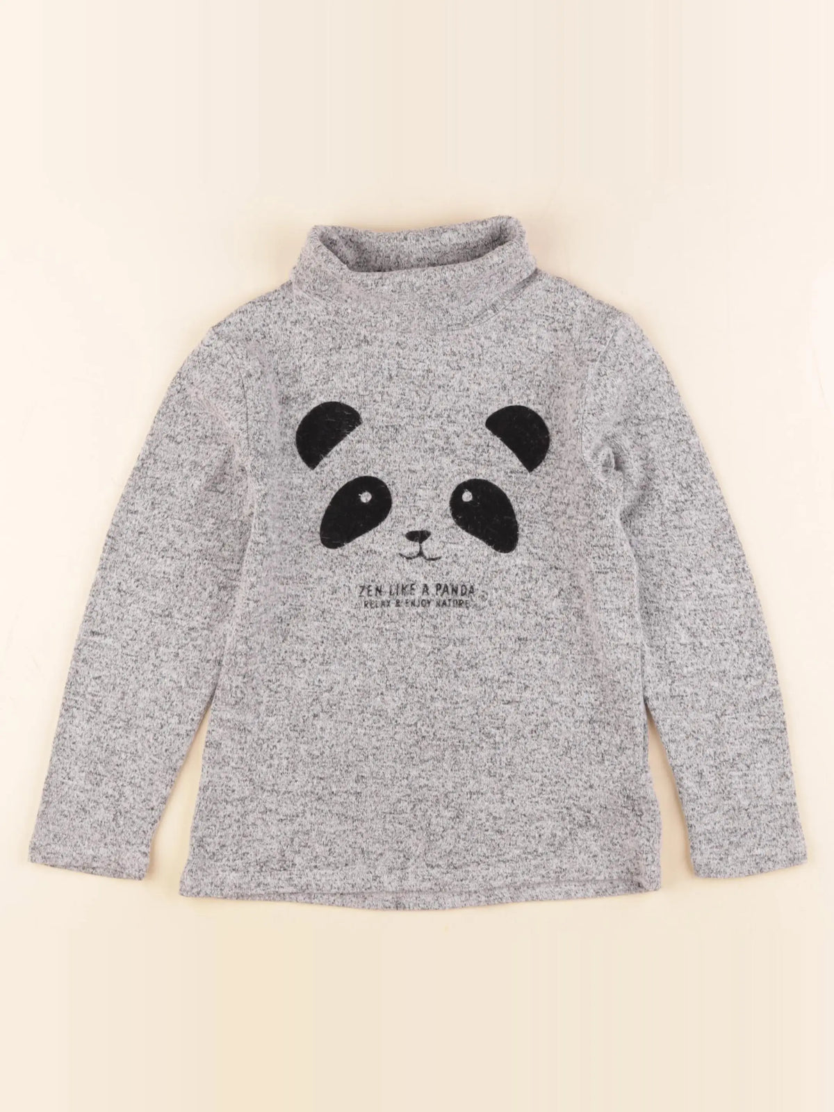 Vertbaudet - sous-pull gris - 6 ans