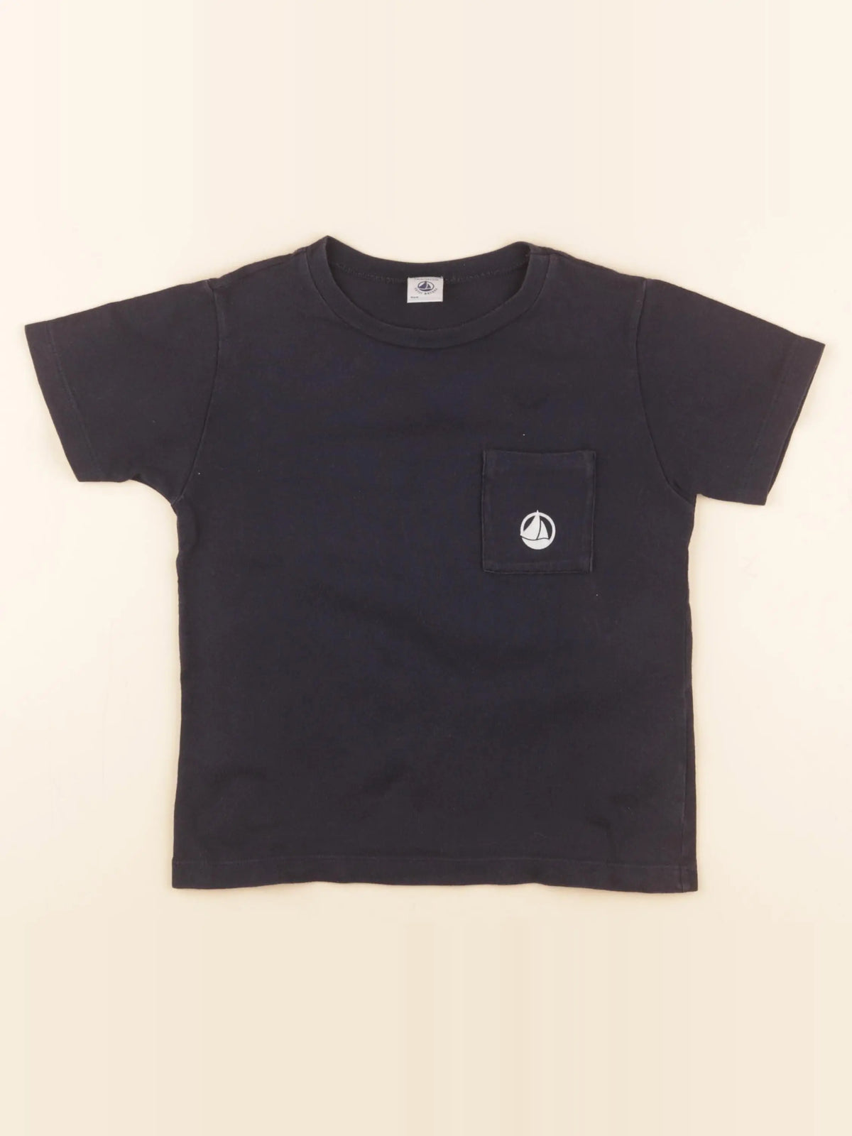 Petit Bateau - tee-shirt bleu - 4 ans