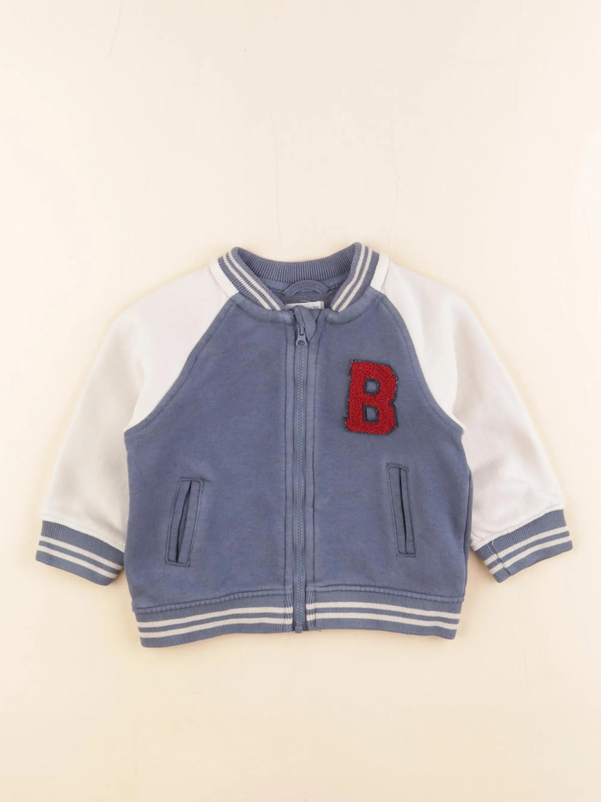 Vertbaudet - sweat bleu - 18 mois