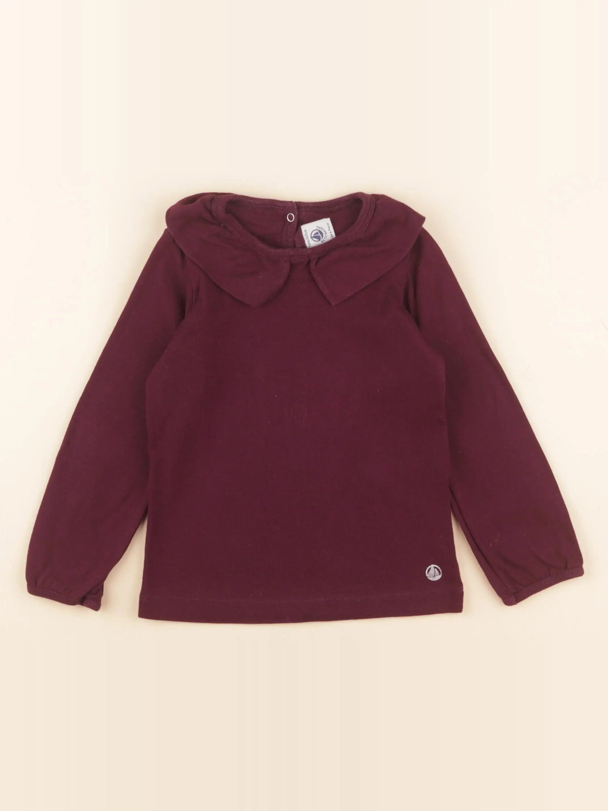 Petit Bateau - tee-shirt violet - 5 ans