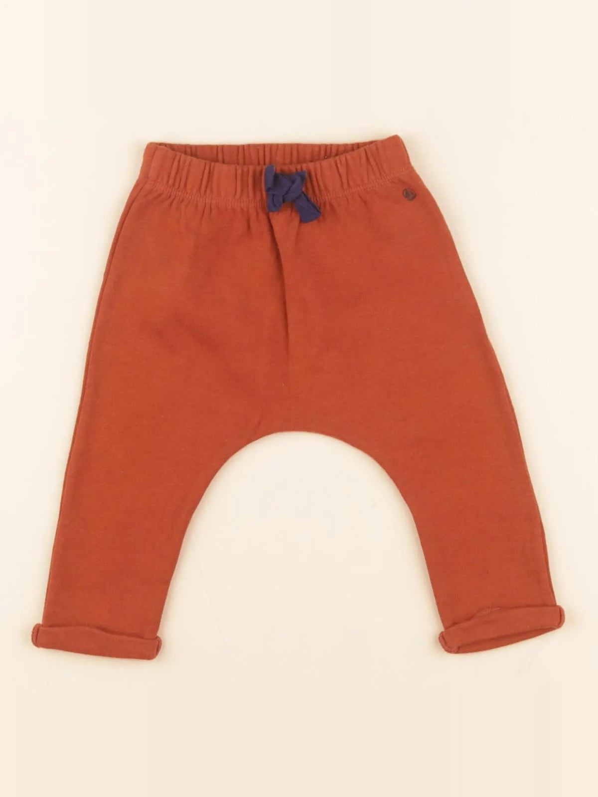 Petit Bateau - sarouel marron - 6 mois