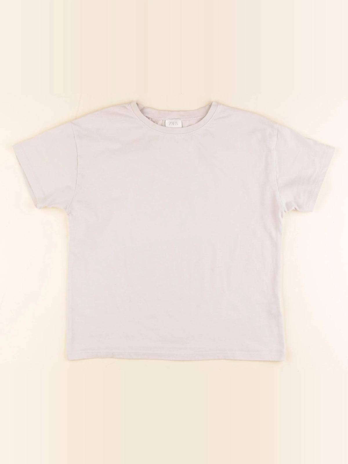 Zara - tee-shirt beige - 9/10 ans