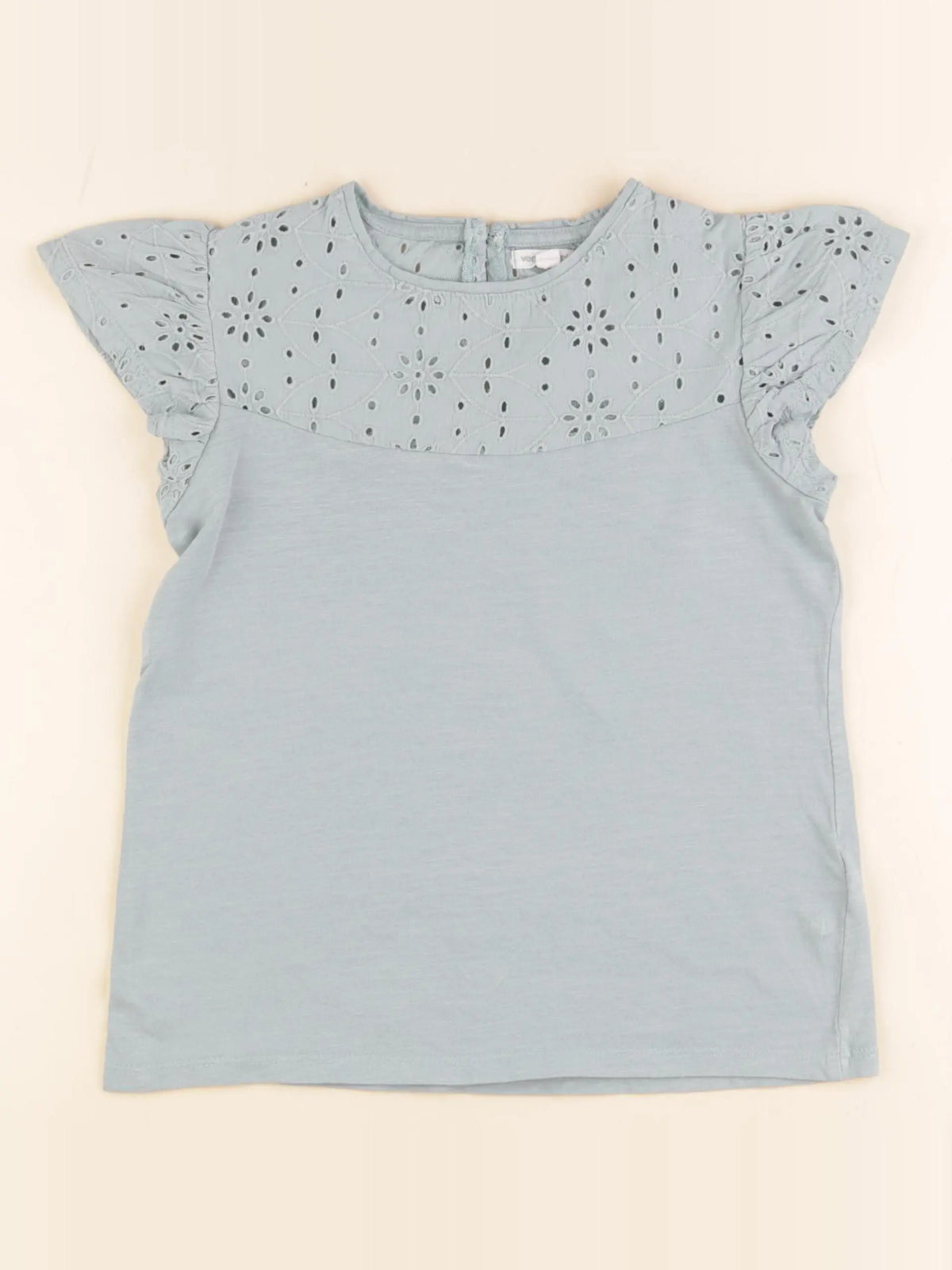 Vertbaudet - tee-shirt bleu - 10 ans
