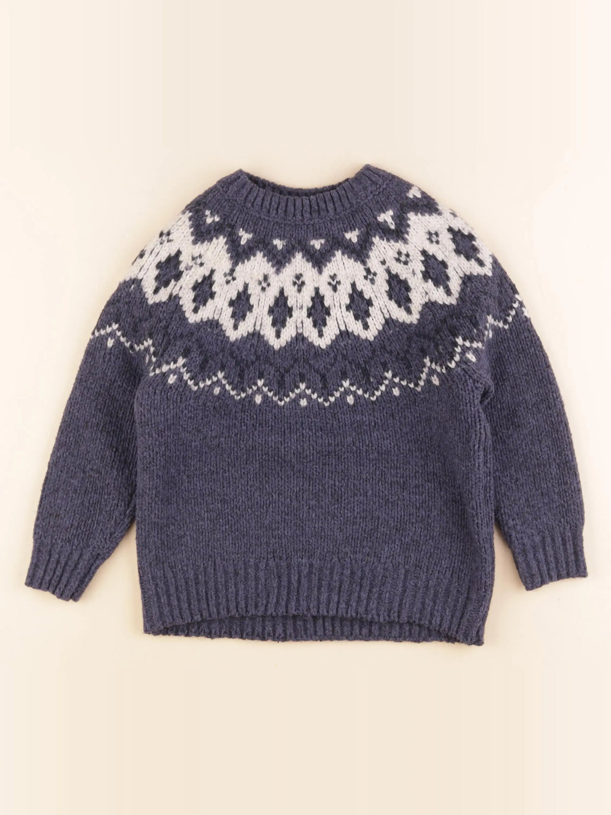 Vertbaudet - pull bleu - 6 ans
