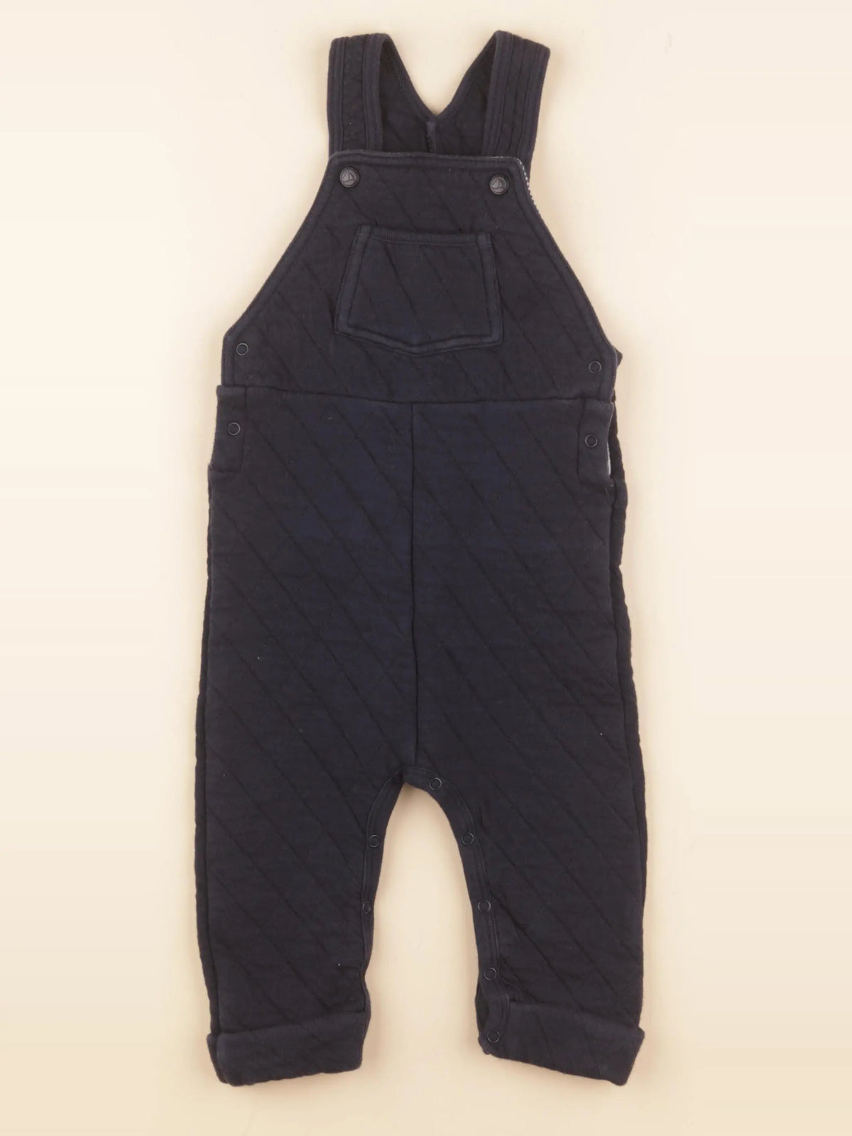 Petit Bateau - salopette bleu - 18 mois
