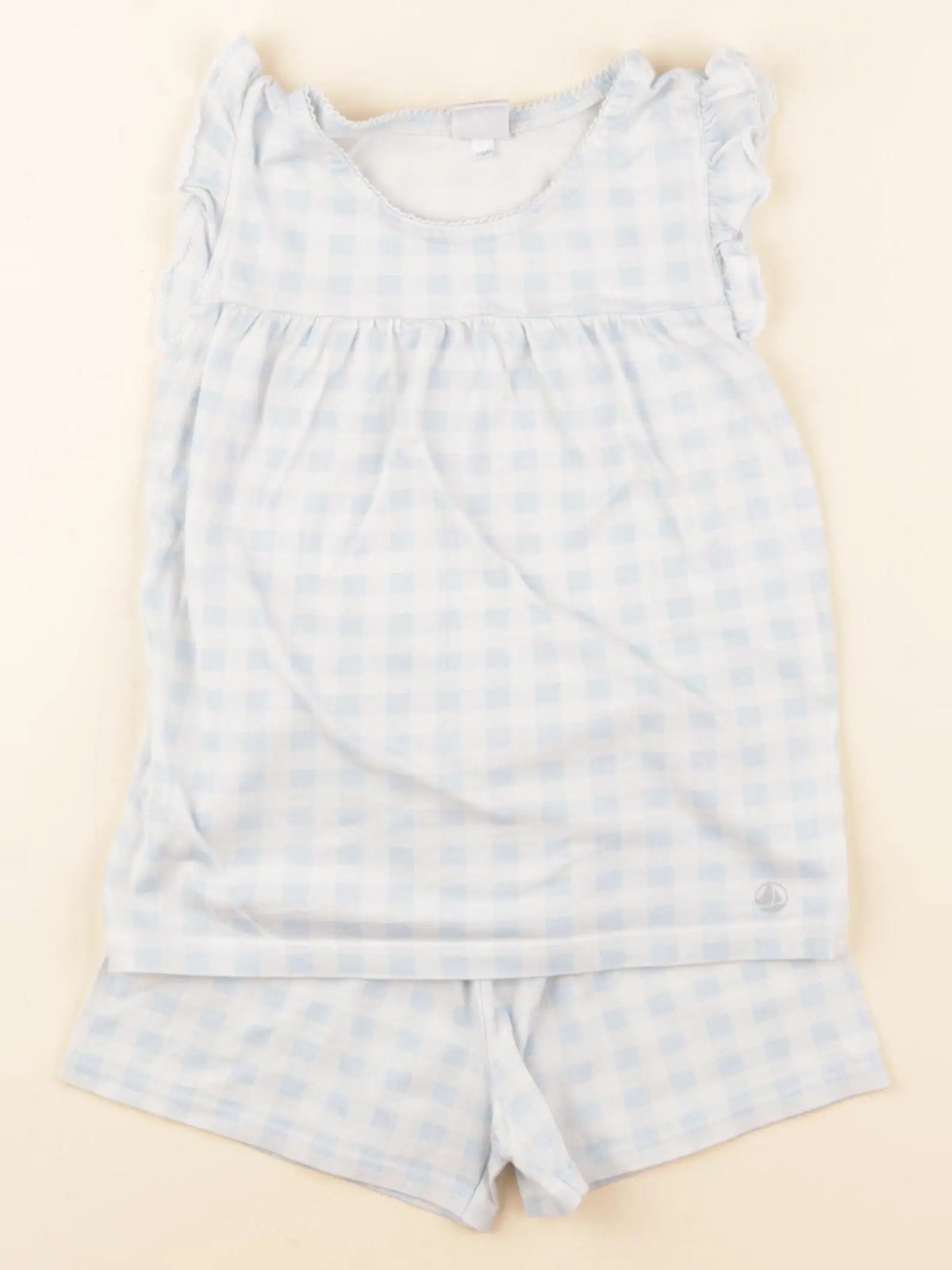 Petit Bateau - pyjama coton bleu - 4 ans