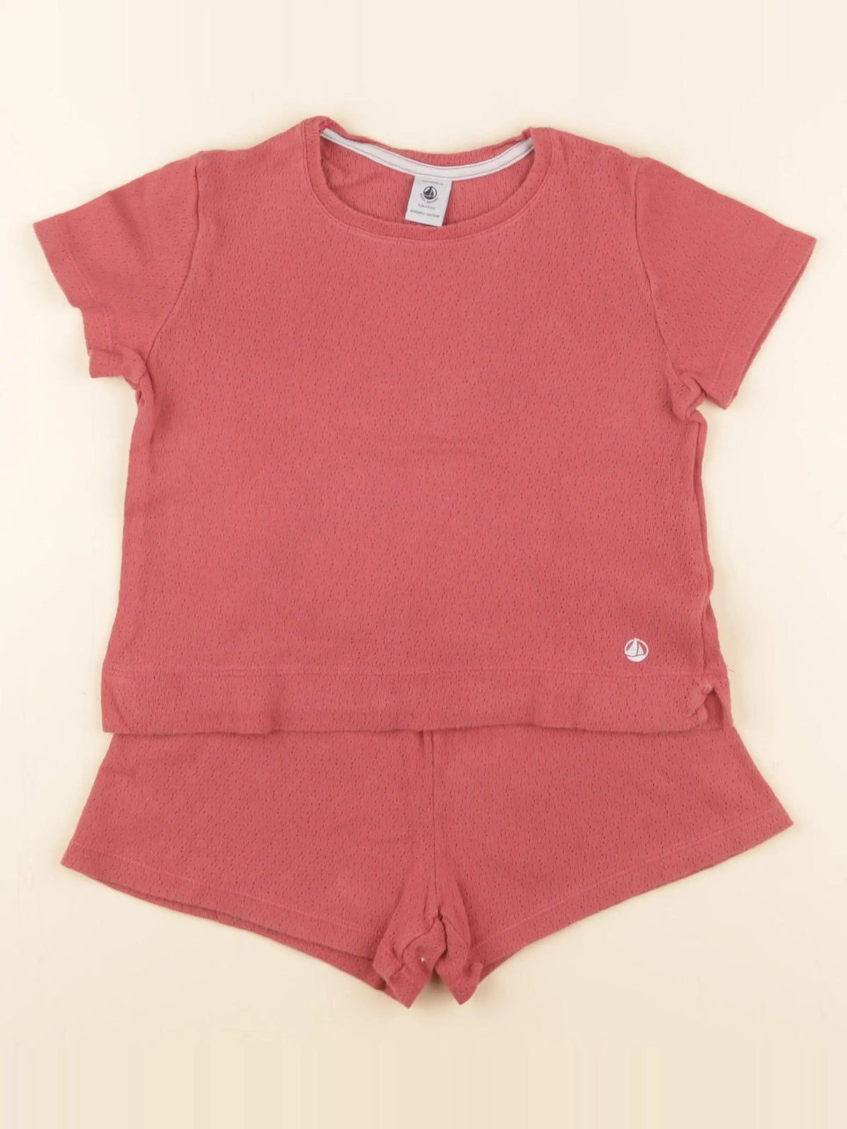Petit Bateau - pyjama coton rose - 4 ans
