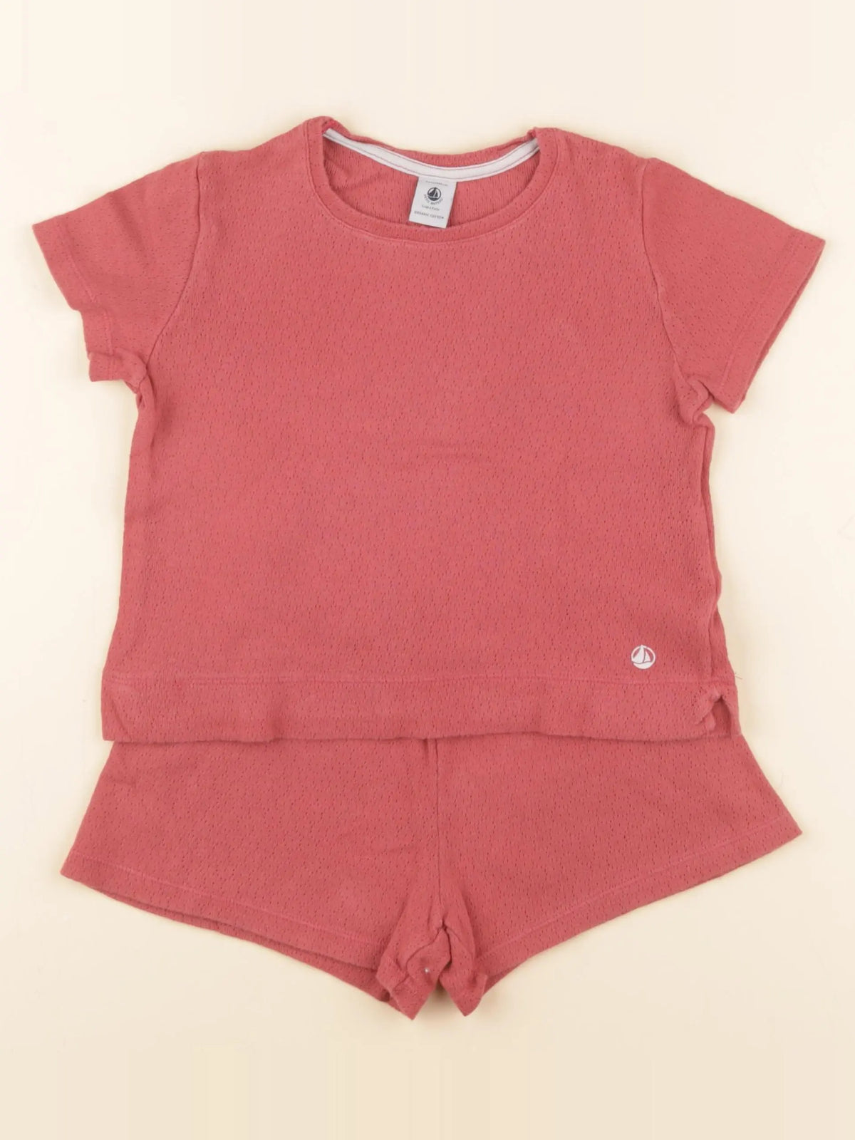Petit Bateau - pyjama coton rose - 5 ans