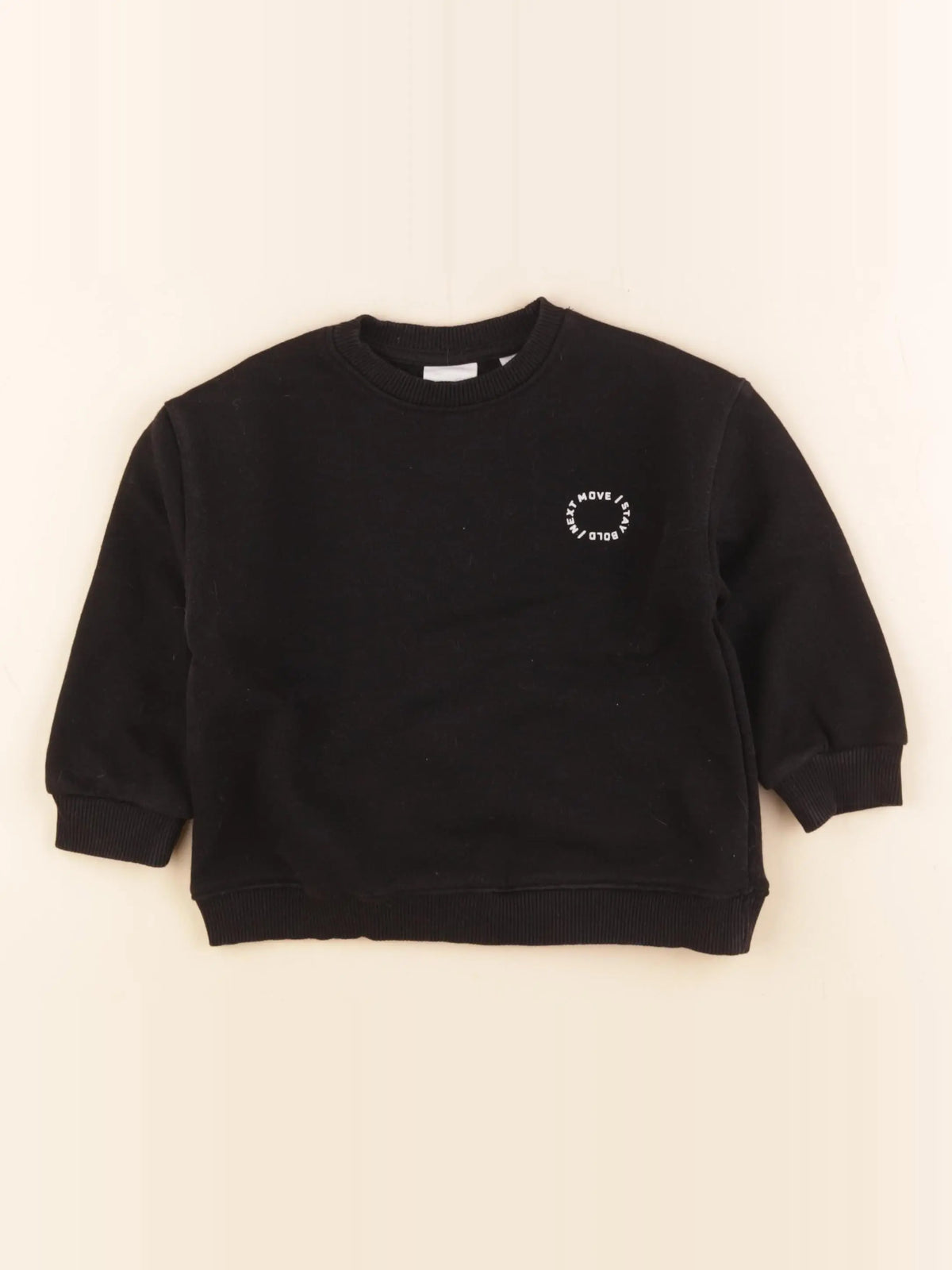 Zara - sweat noir - 18 mois