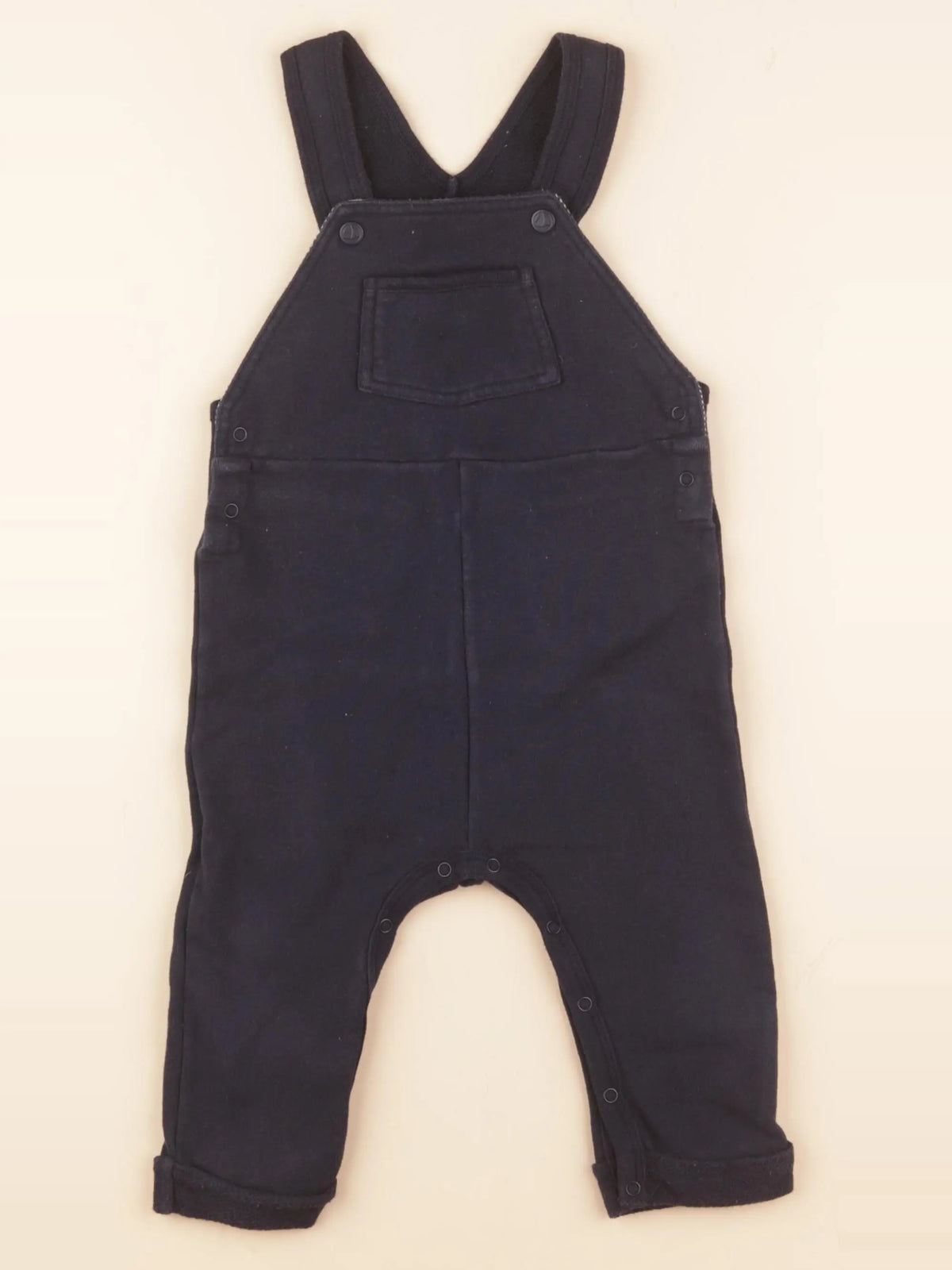 Petit Bateau - salopette bleu - 12 mois