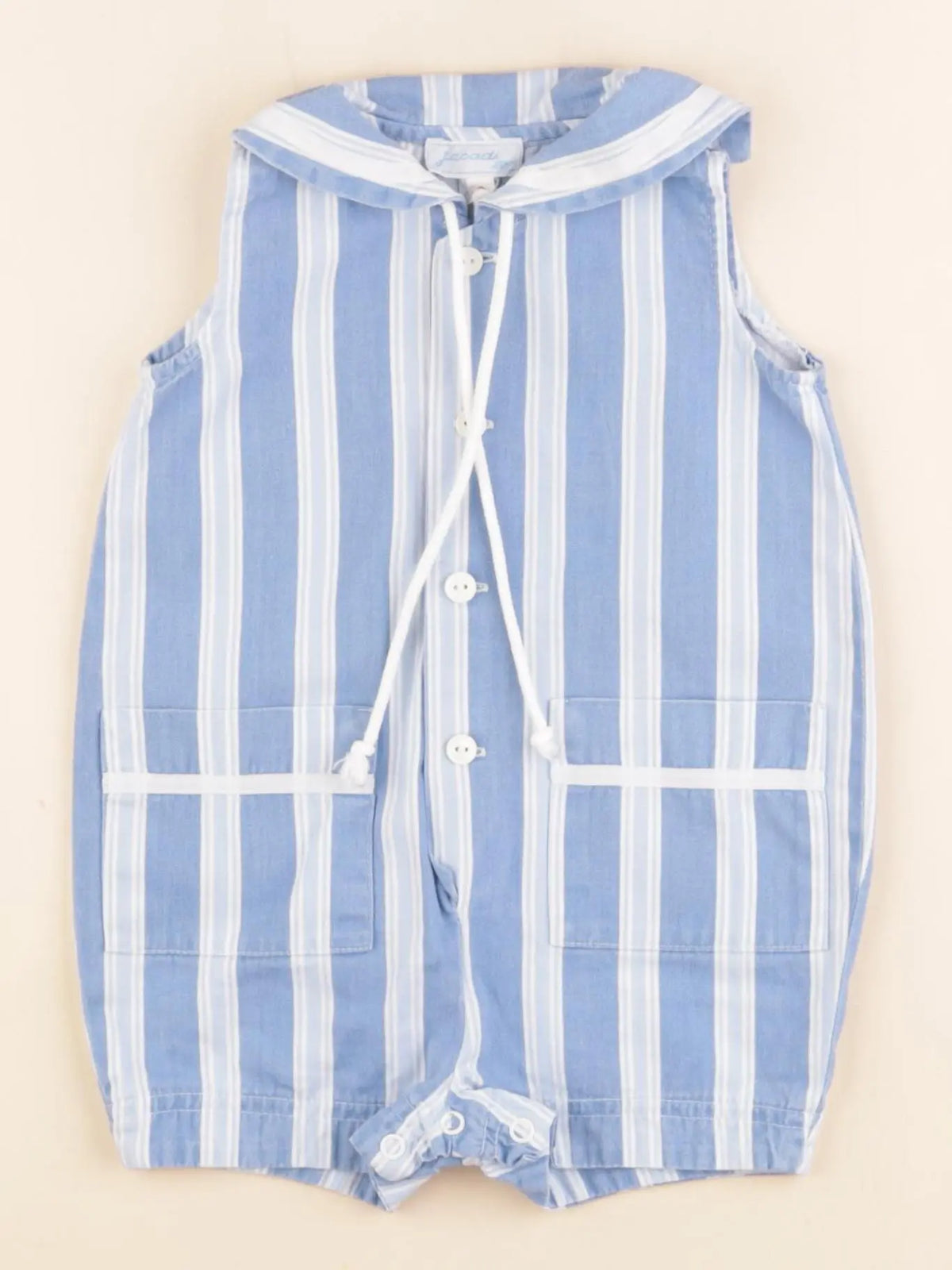 Jacadi - combinaison bleu - 6 mois