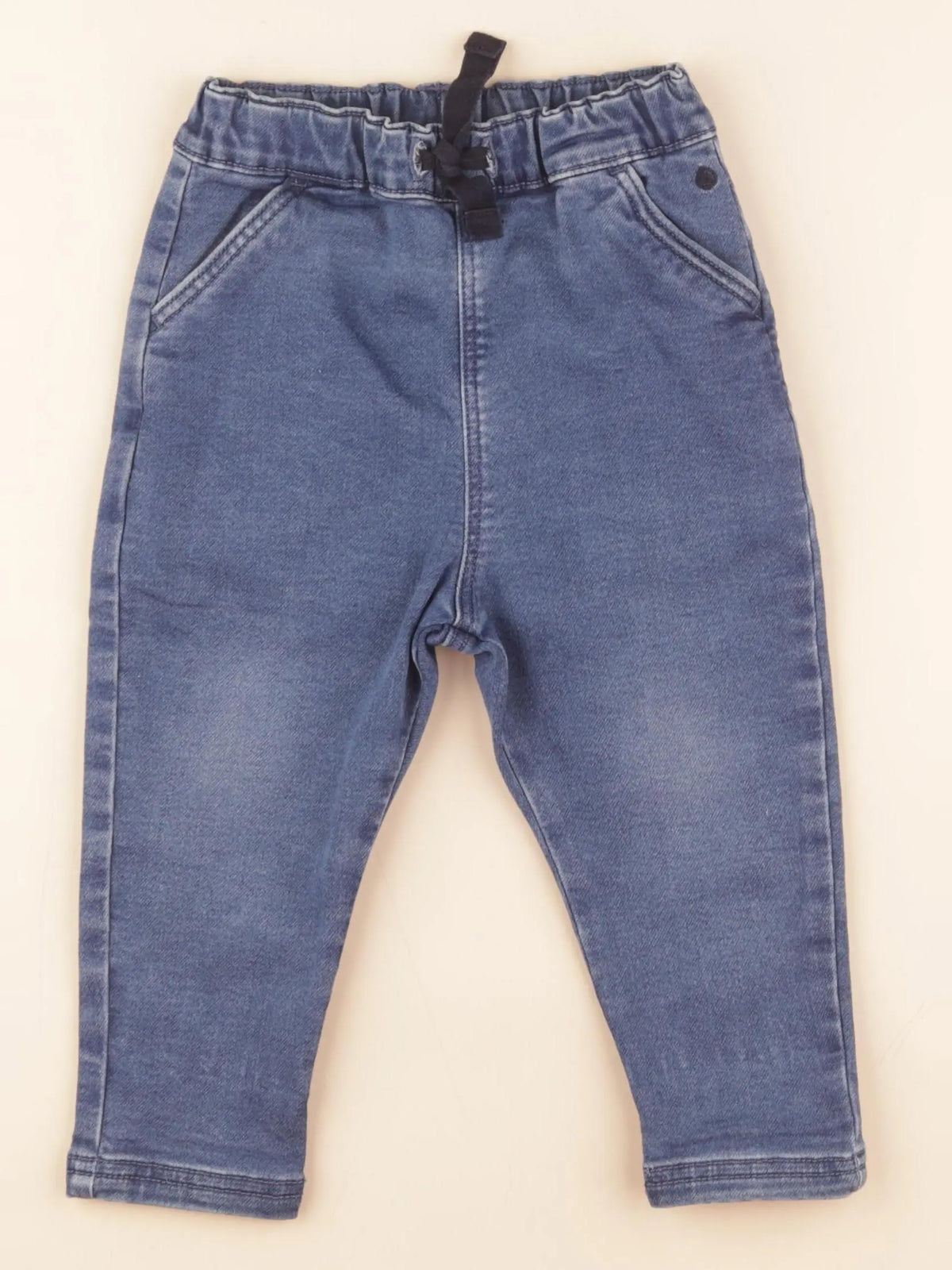 Petit Bateau - jean bleu - 24 mois