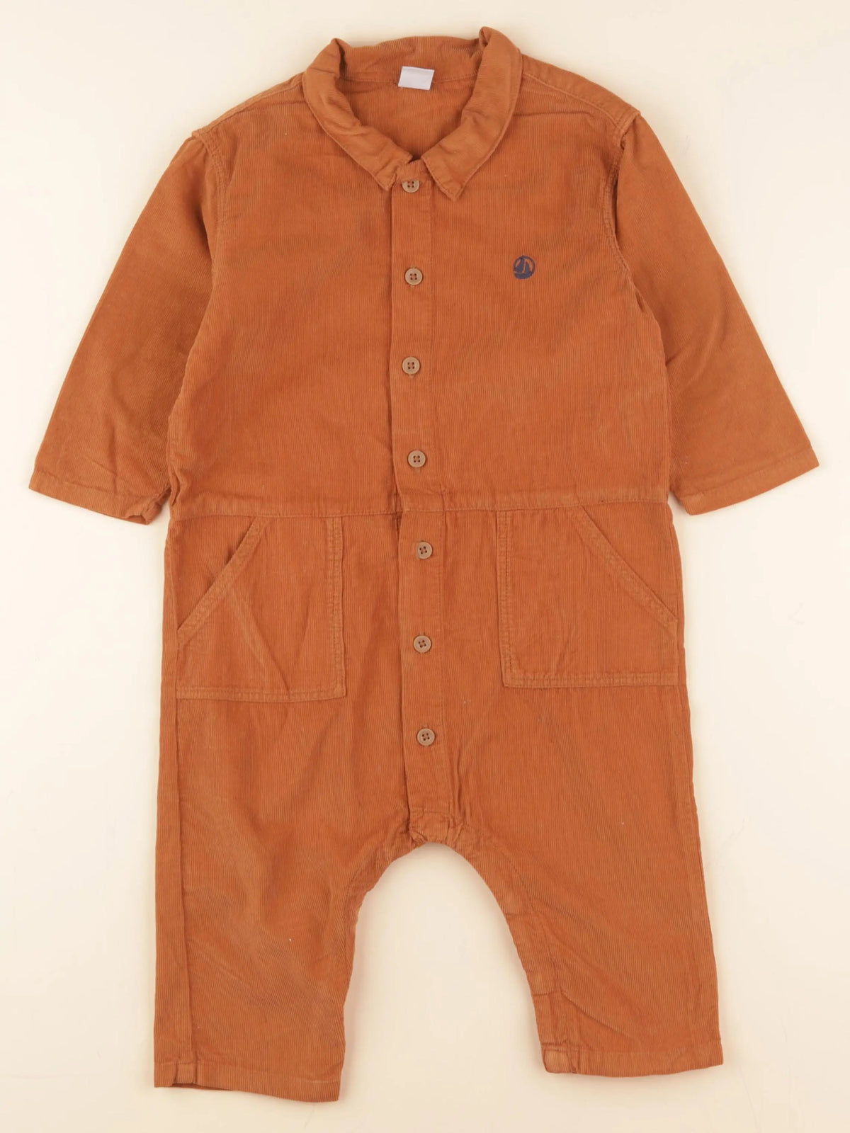 Petit Bateau - combinaison marron - 24 mois