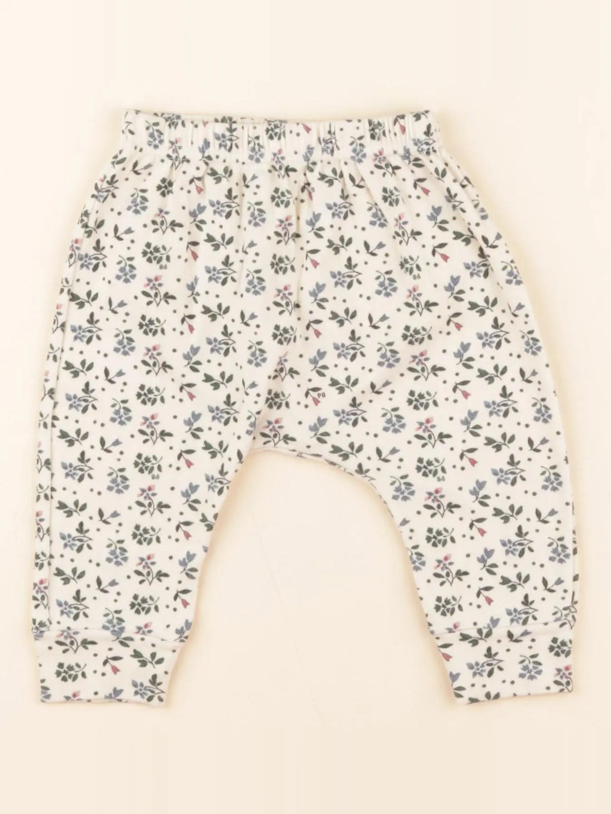 Petit Bateau - sarouel beige - 6 mois