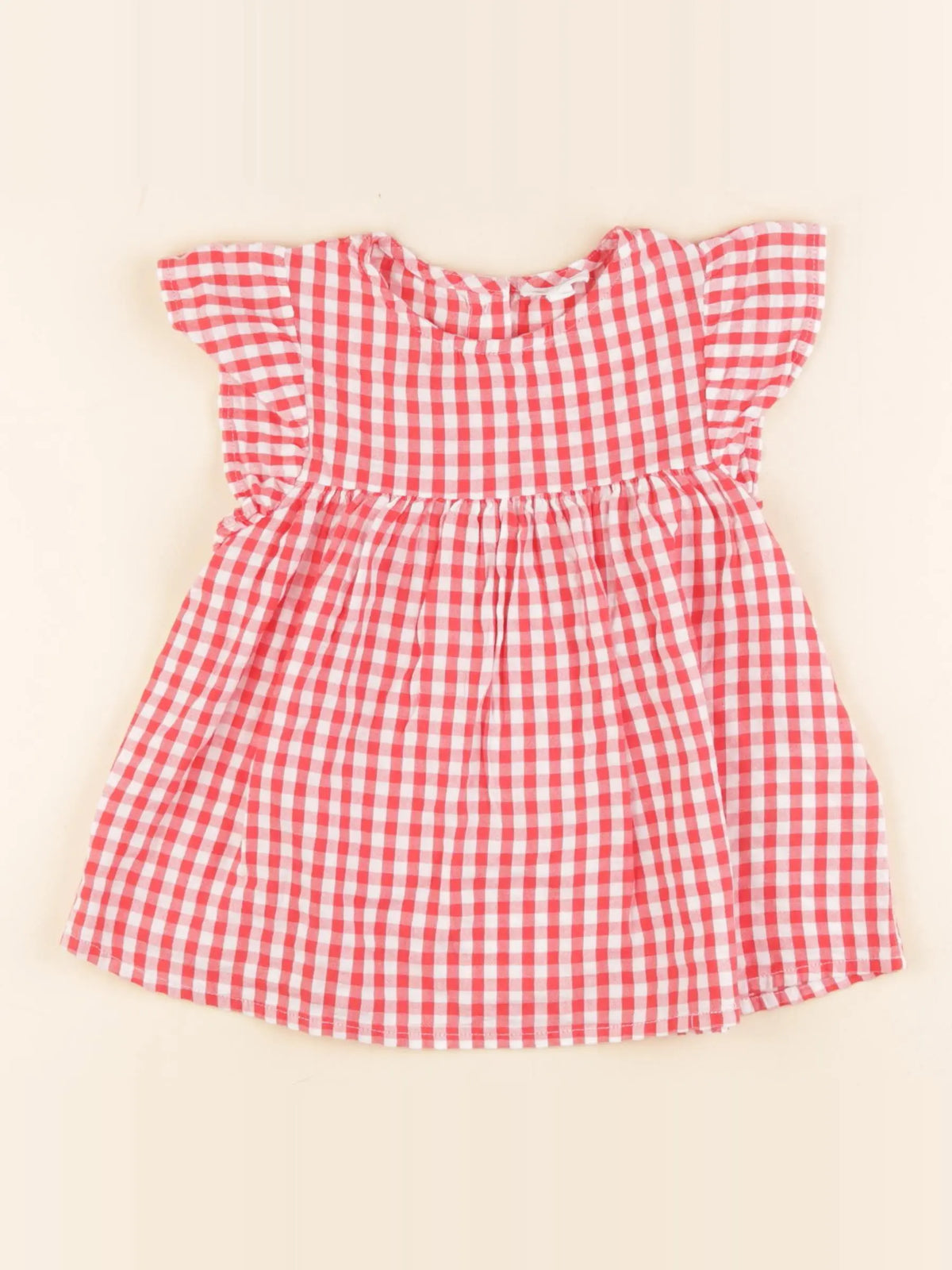 Vertbaudet - blouse rouge - 5 ans