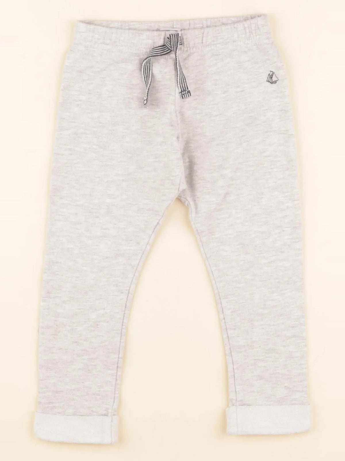 Petit Bateau - legging gris - 24 mois