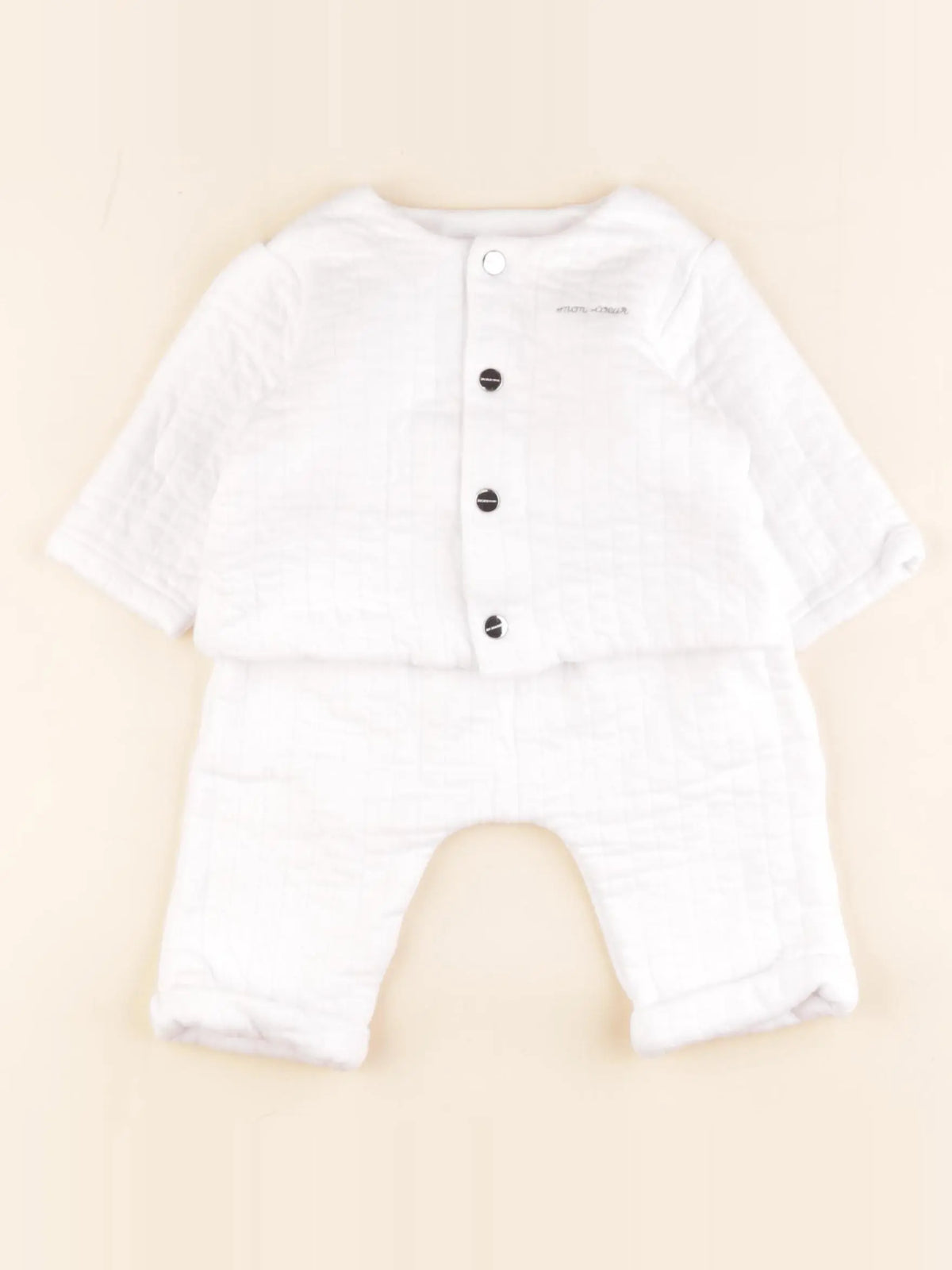 Jacadi - ensemble blanc - 6 mois
