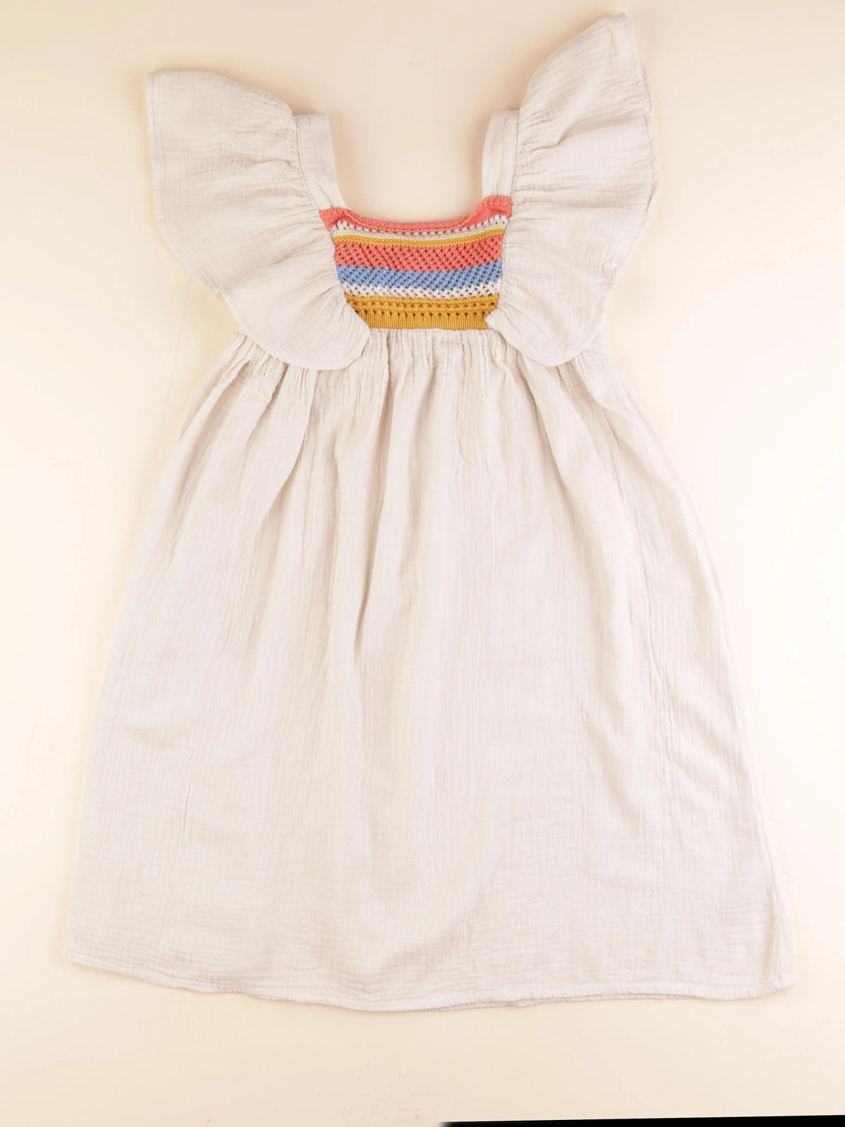 Vertbaudet - robe beige - 12 ans
