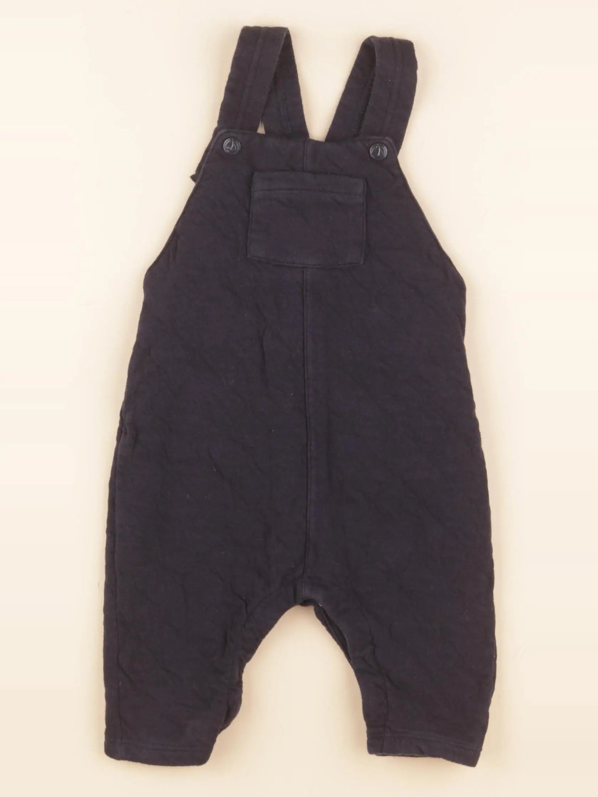Petit Bateau - salopette bleu - 6 mois