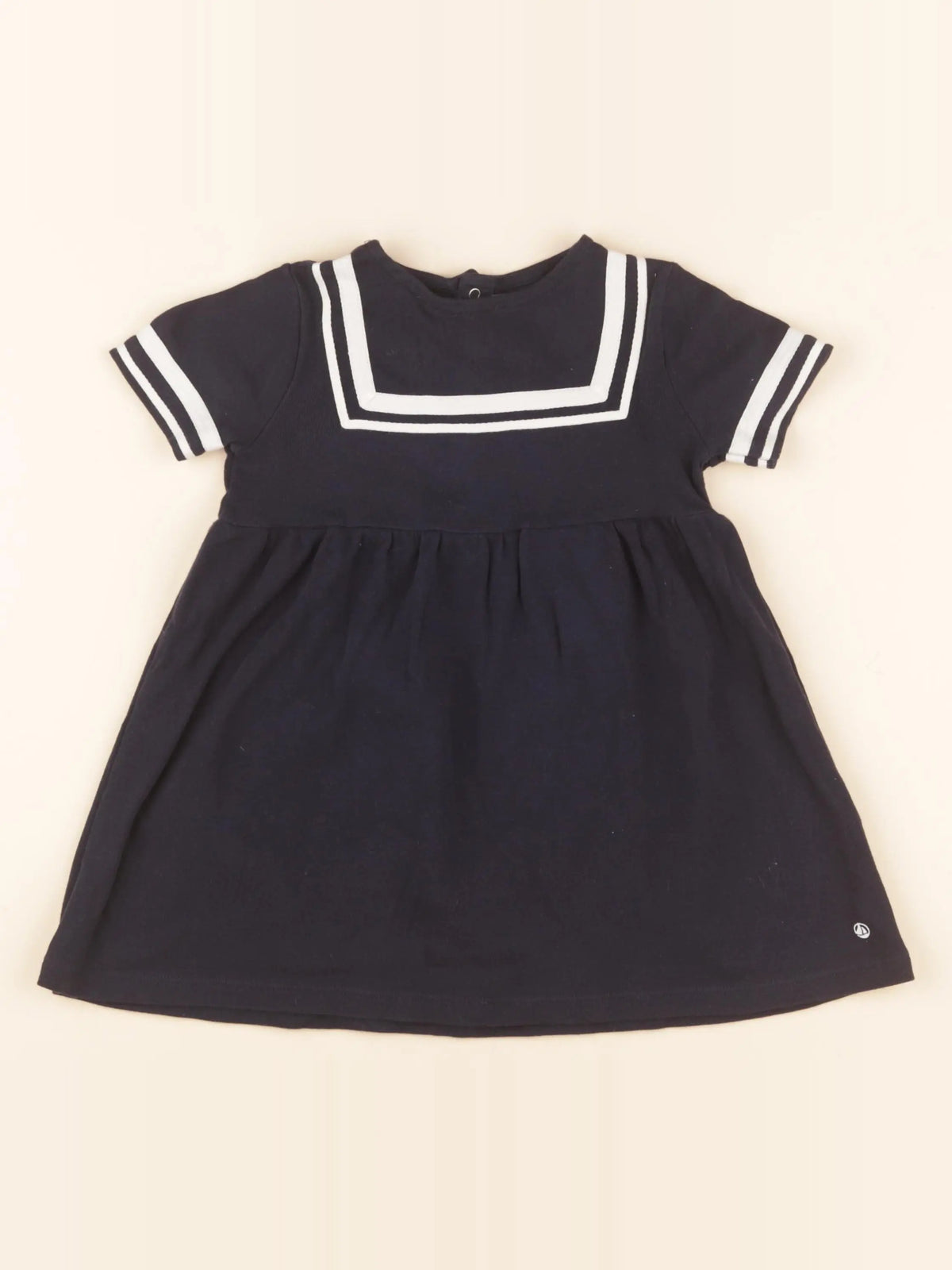 Petit Bateau - robe bleu - 24 mois