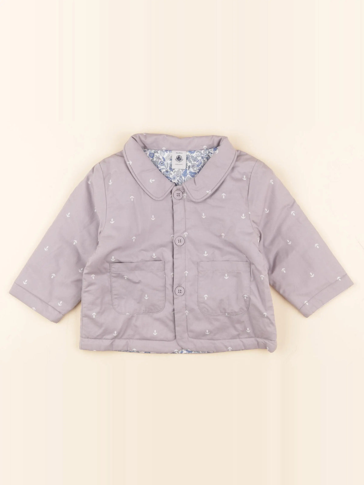 Petit Bateau - veste gris - 18 mois