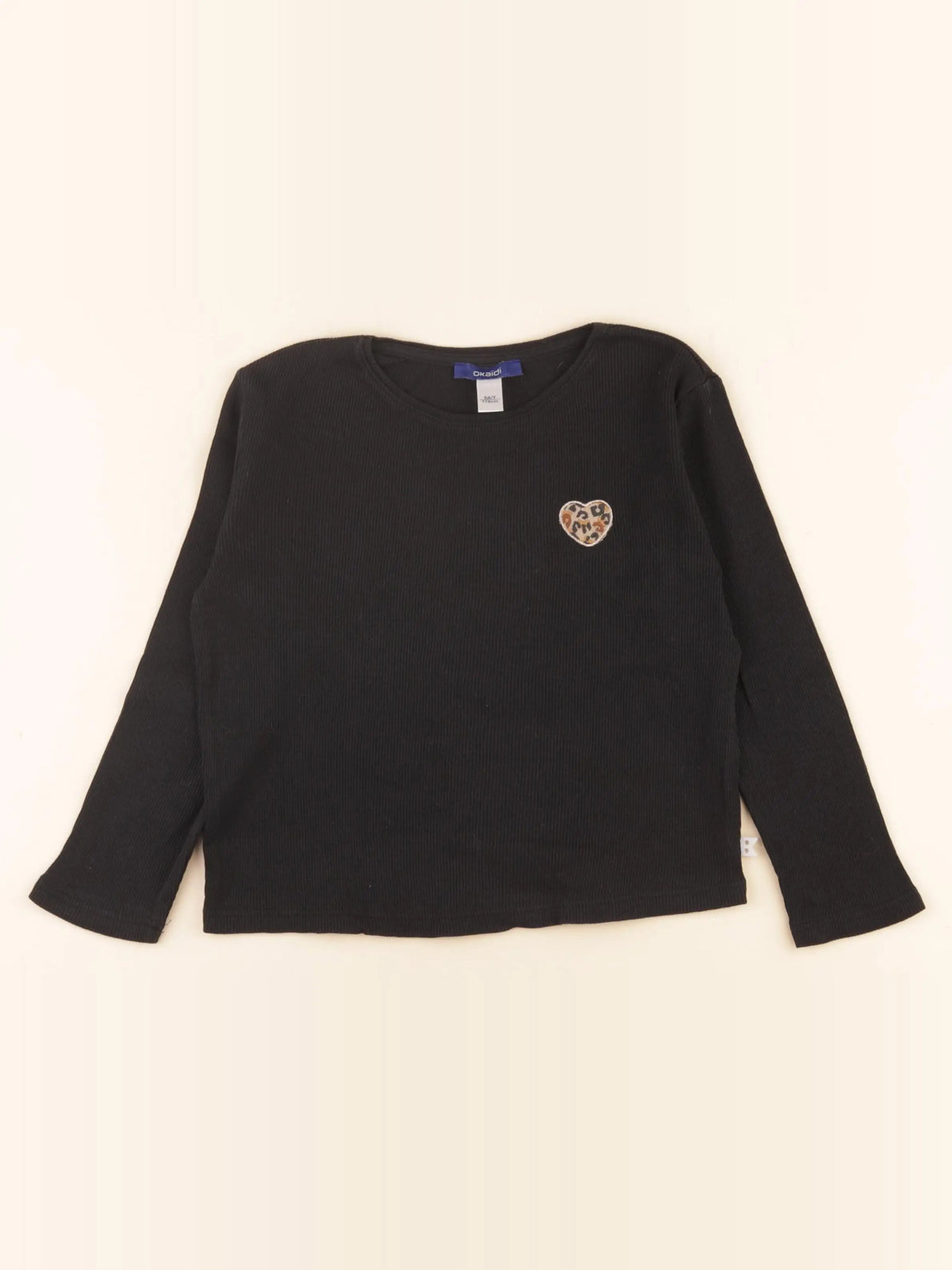 Okaidi - tee-shirt noir - 5 ans