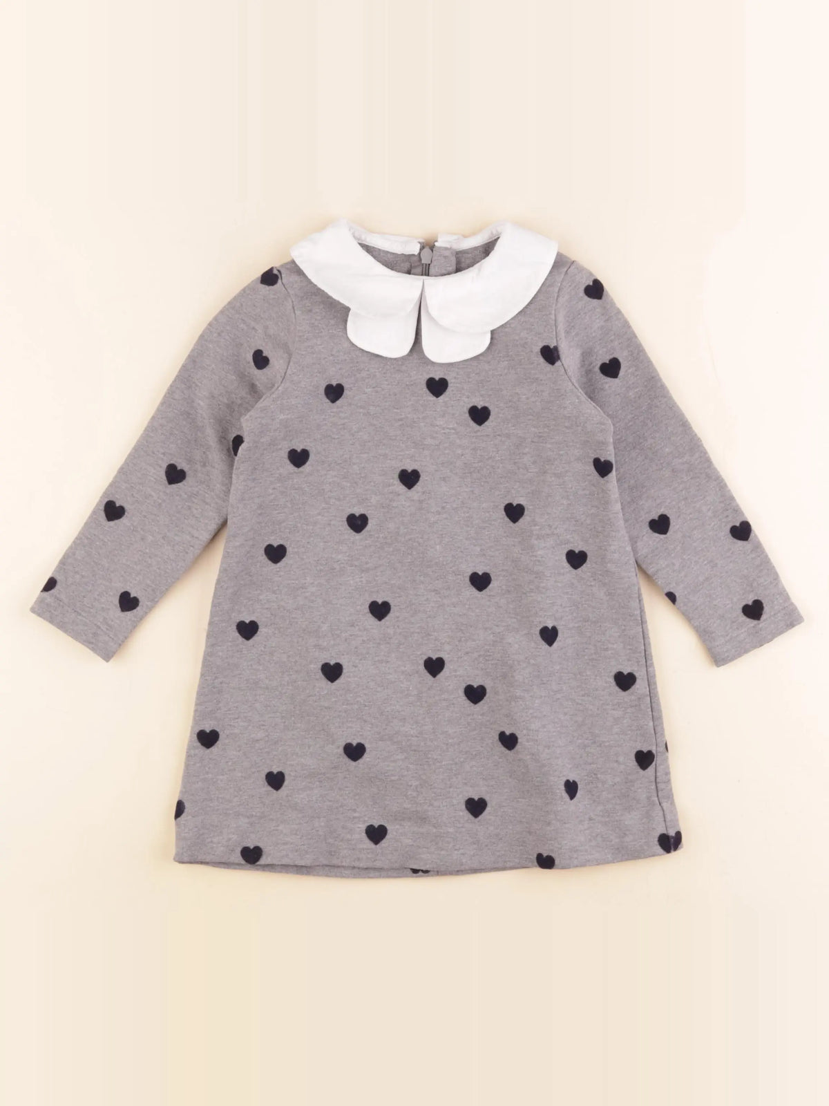Jacadi - robe gris, bleu - 3 ans
