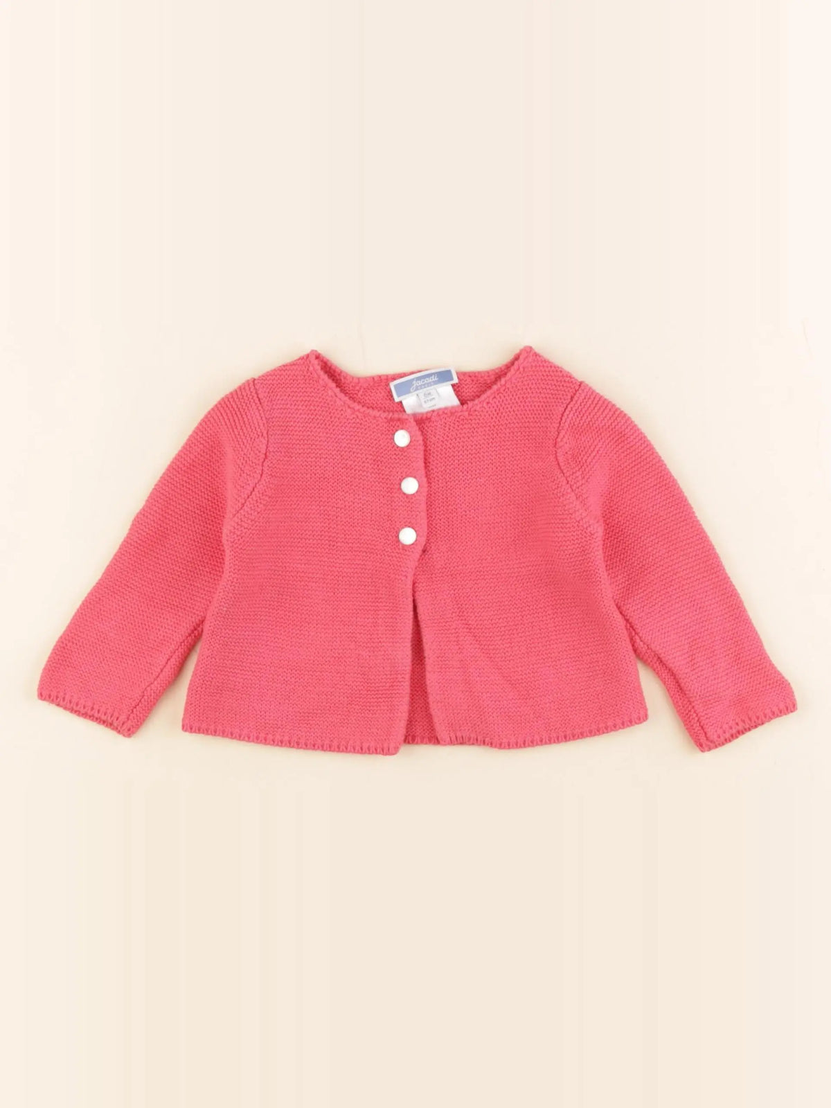 Jacadi - gilet rose - 6 mois