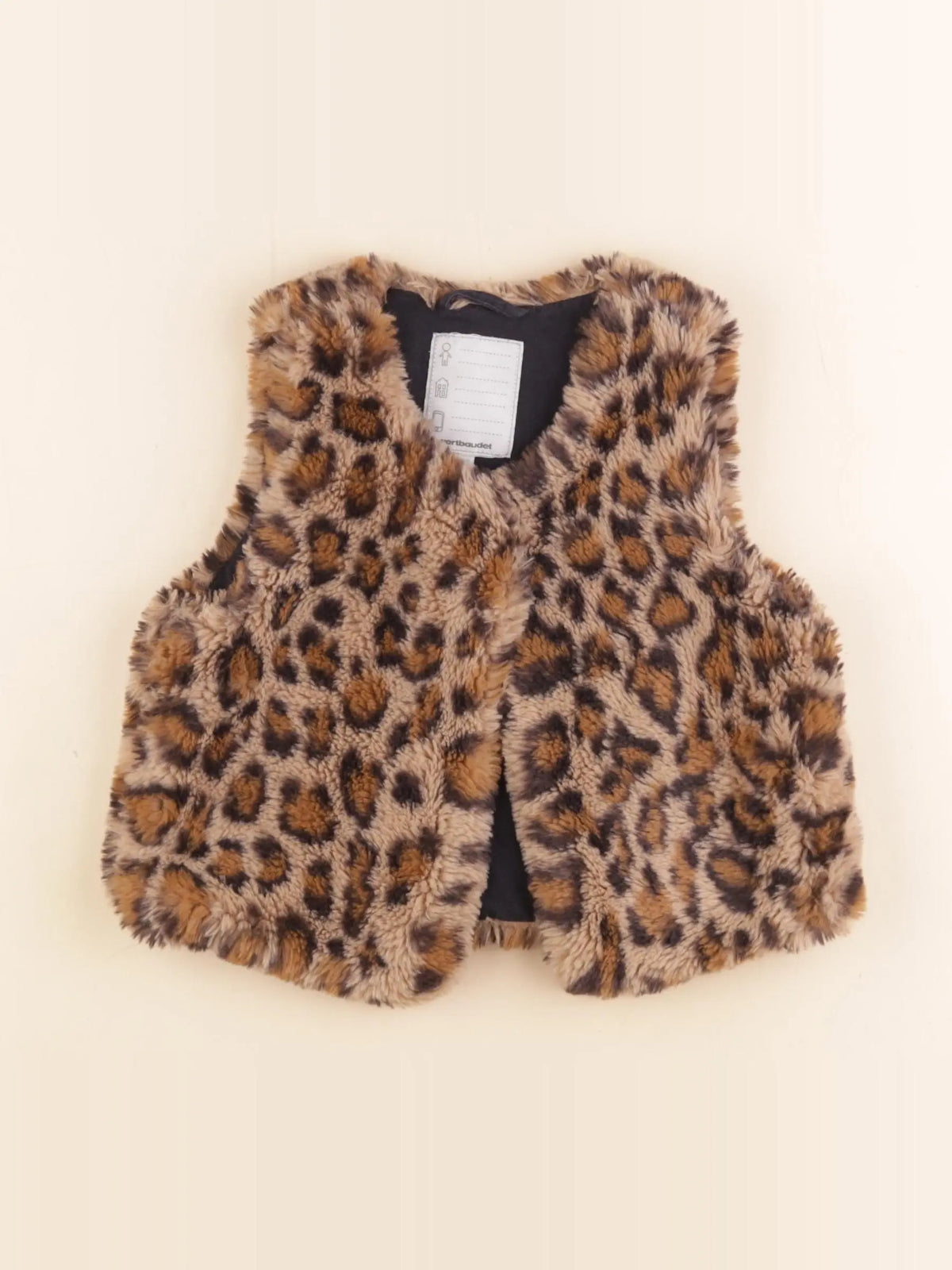 Vertbaudet - gilet marron - 5 ans