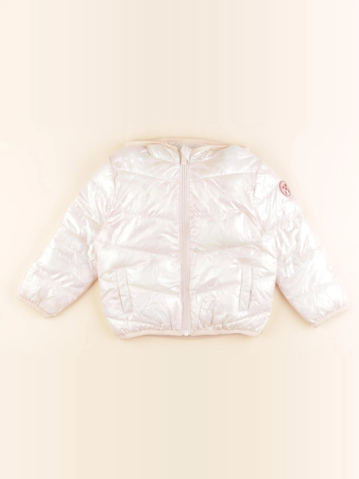 Vertbaudet - doudoune beige - 4 ans