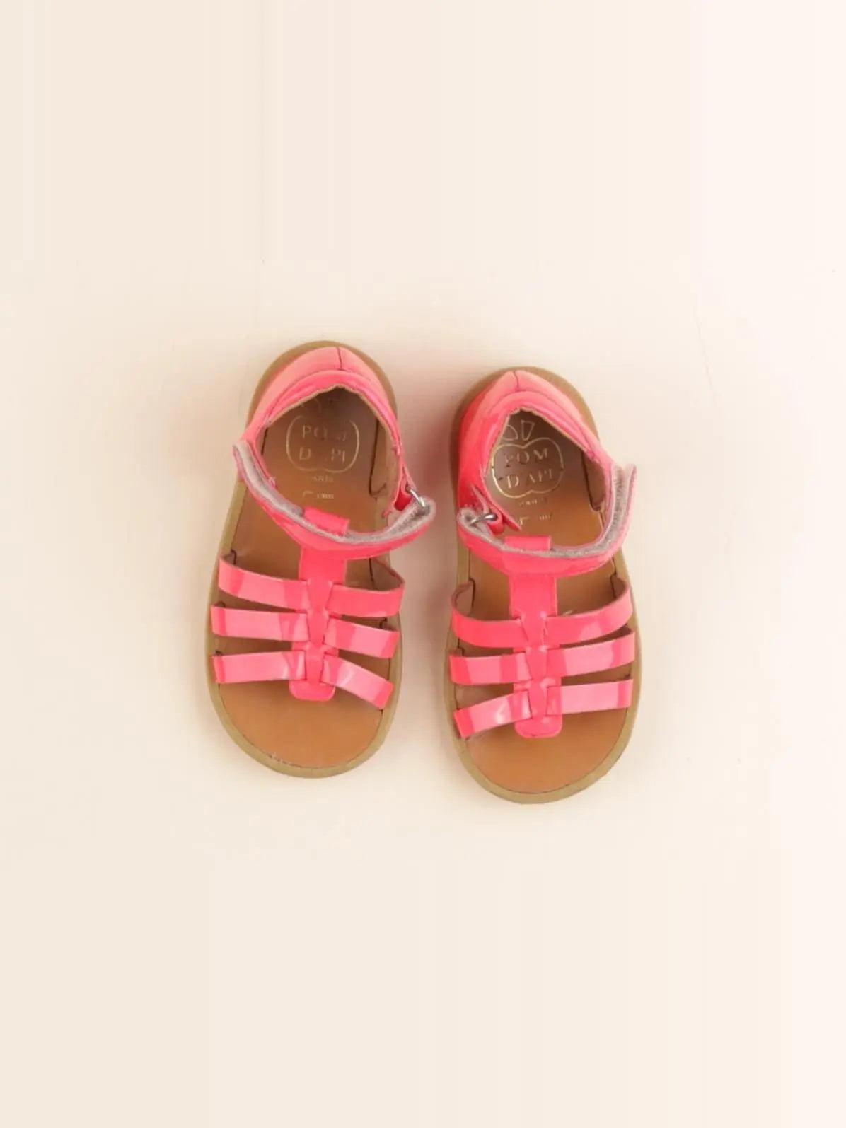 Pom d'Api - sandales rose - pointure 24