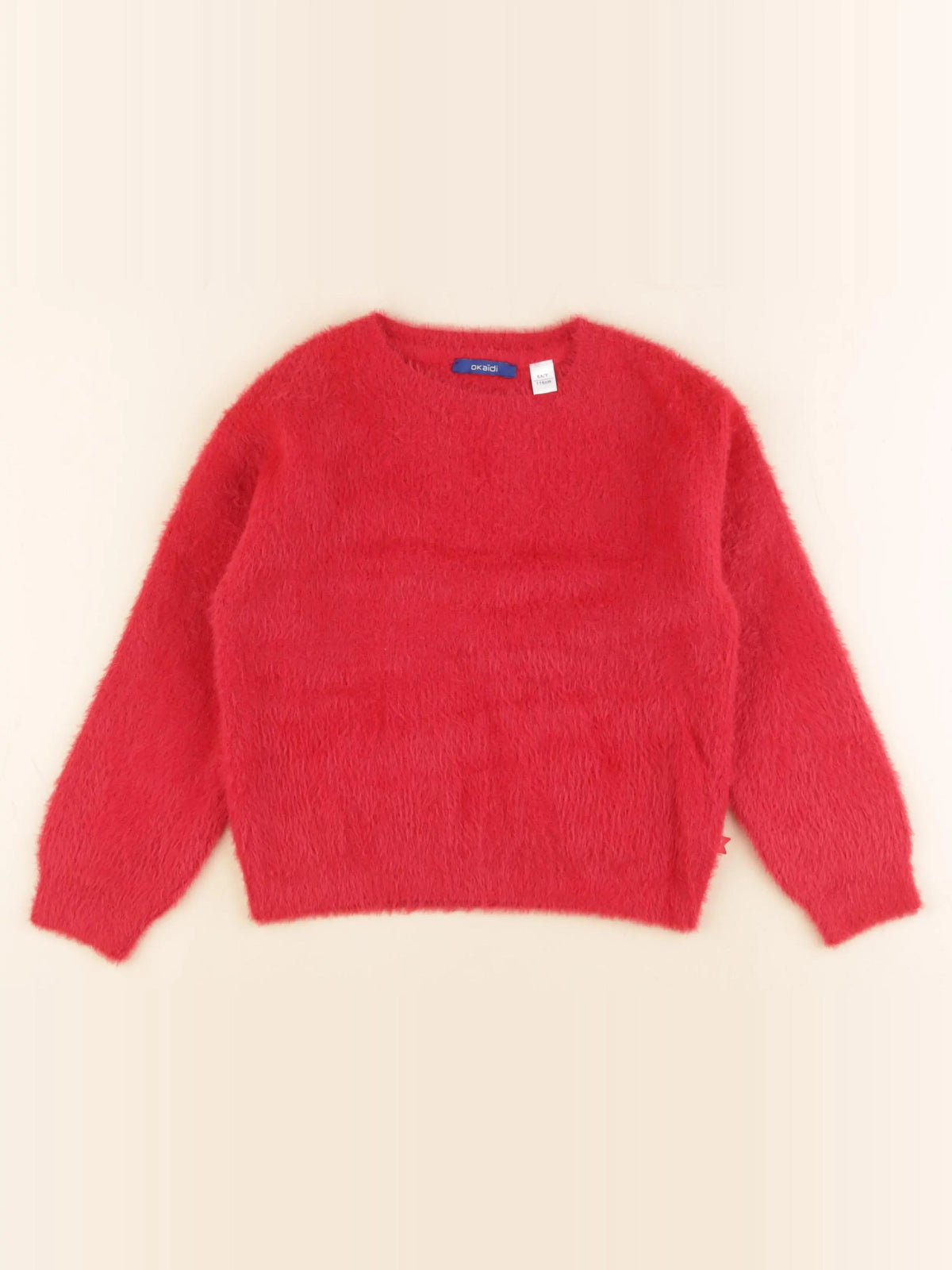Okaidi - pull rouge - 6 ans