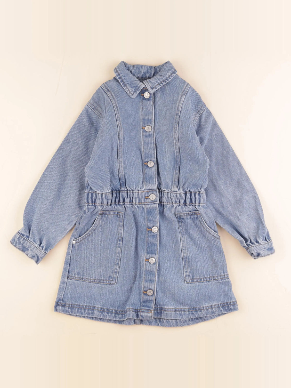 Vertbaudet - robe bleu - 6 ans