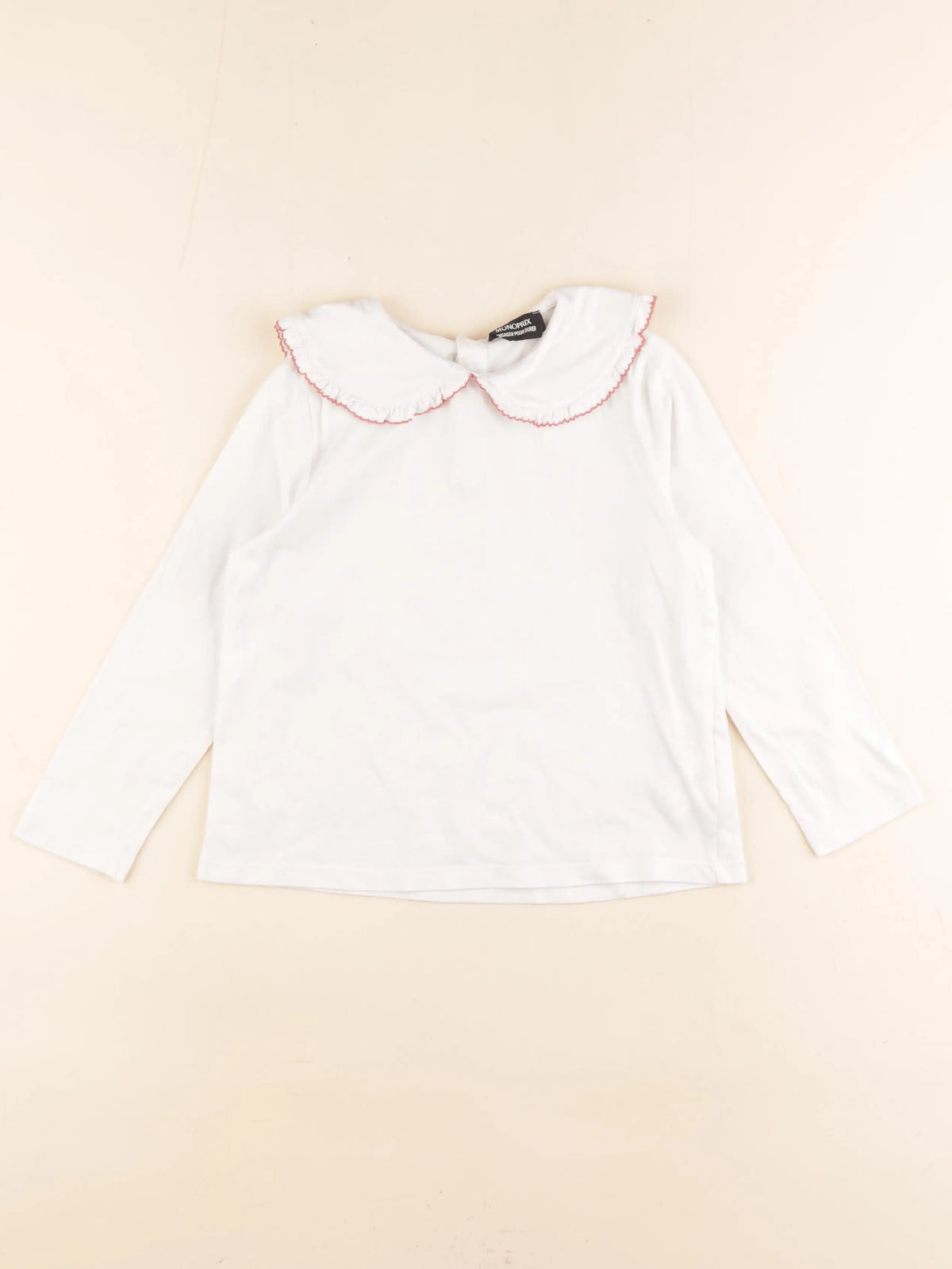Monoprix - tee-shirt blanc - 6 ans