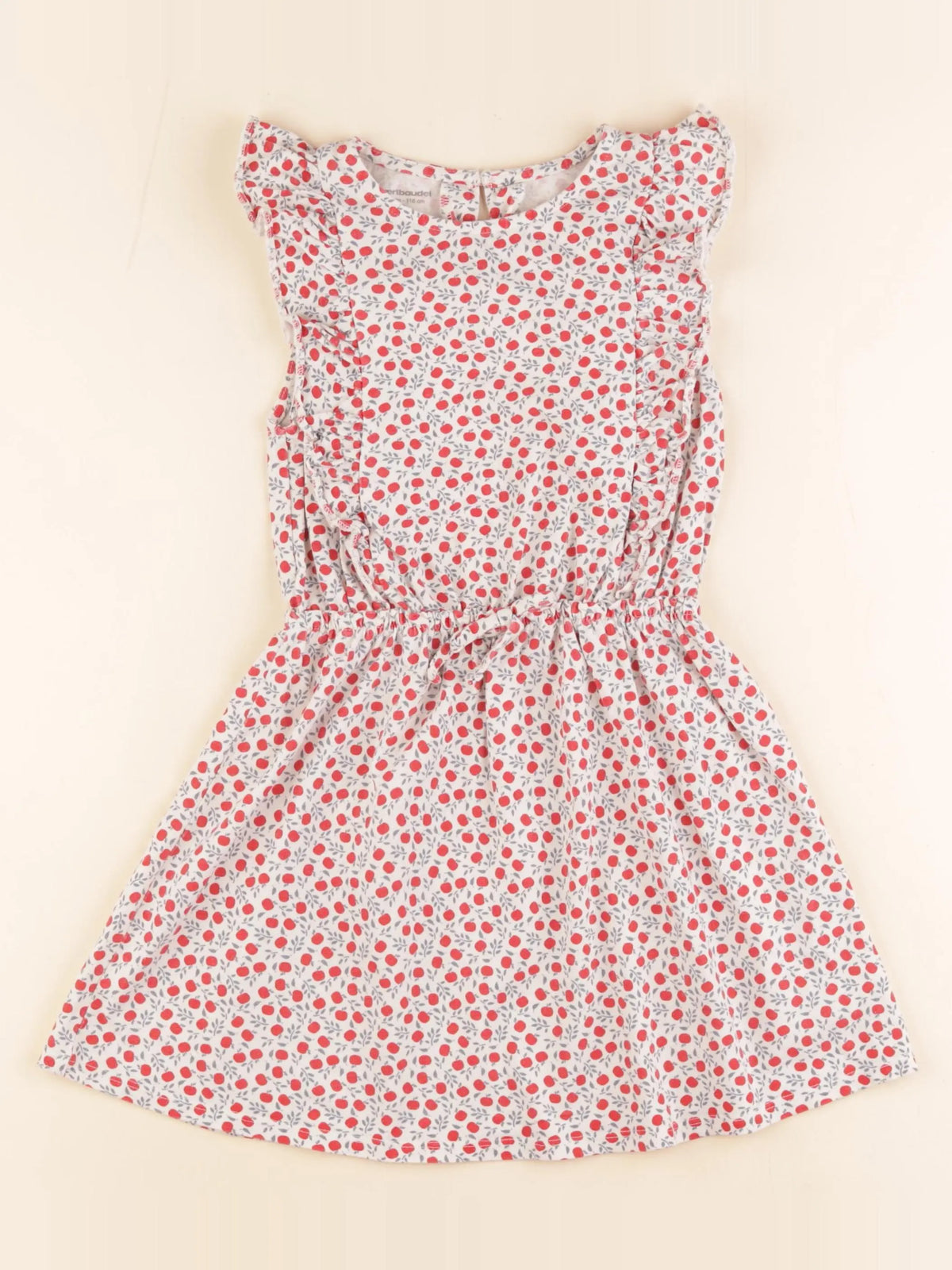 Vertbaudet - robe rouge - 6 ans