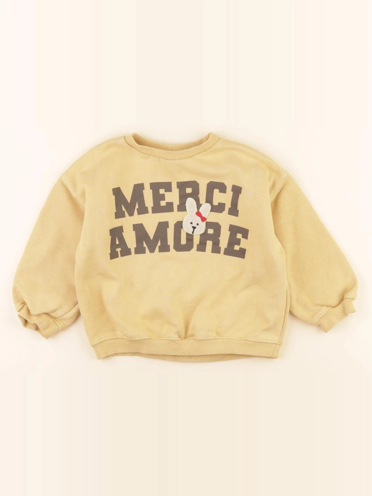 Zara - sweat jaune - 2 ans