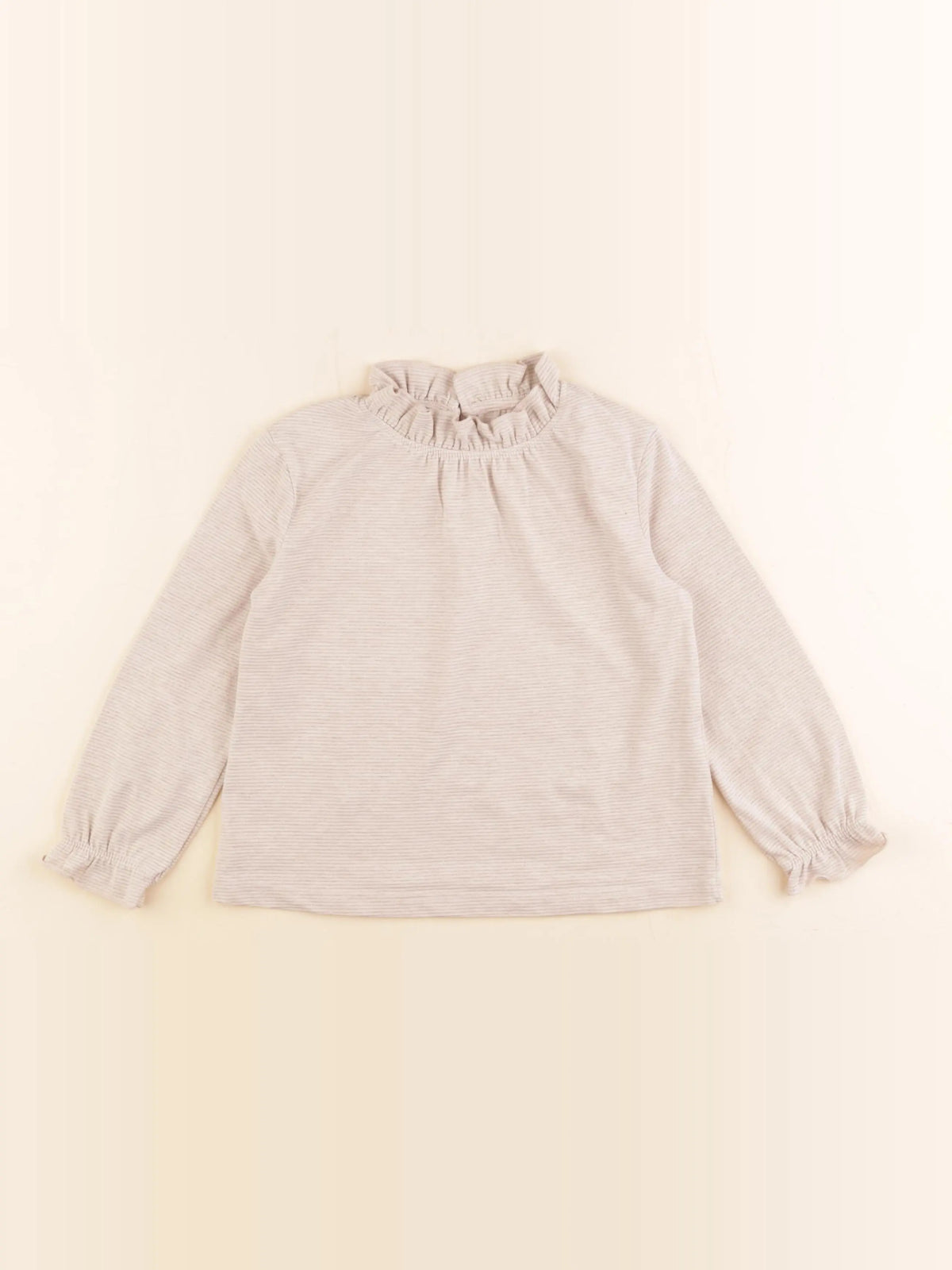 Vertbaudet - tee-shirt beige, or - 4 ans