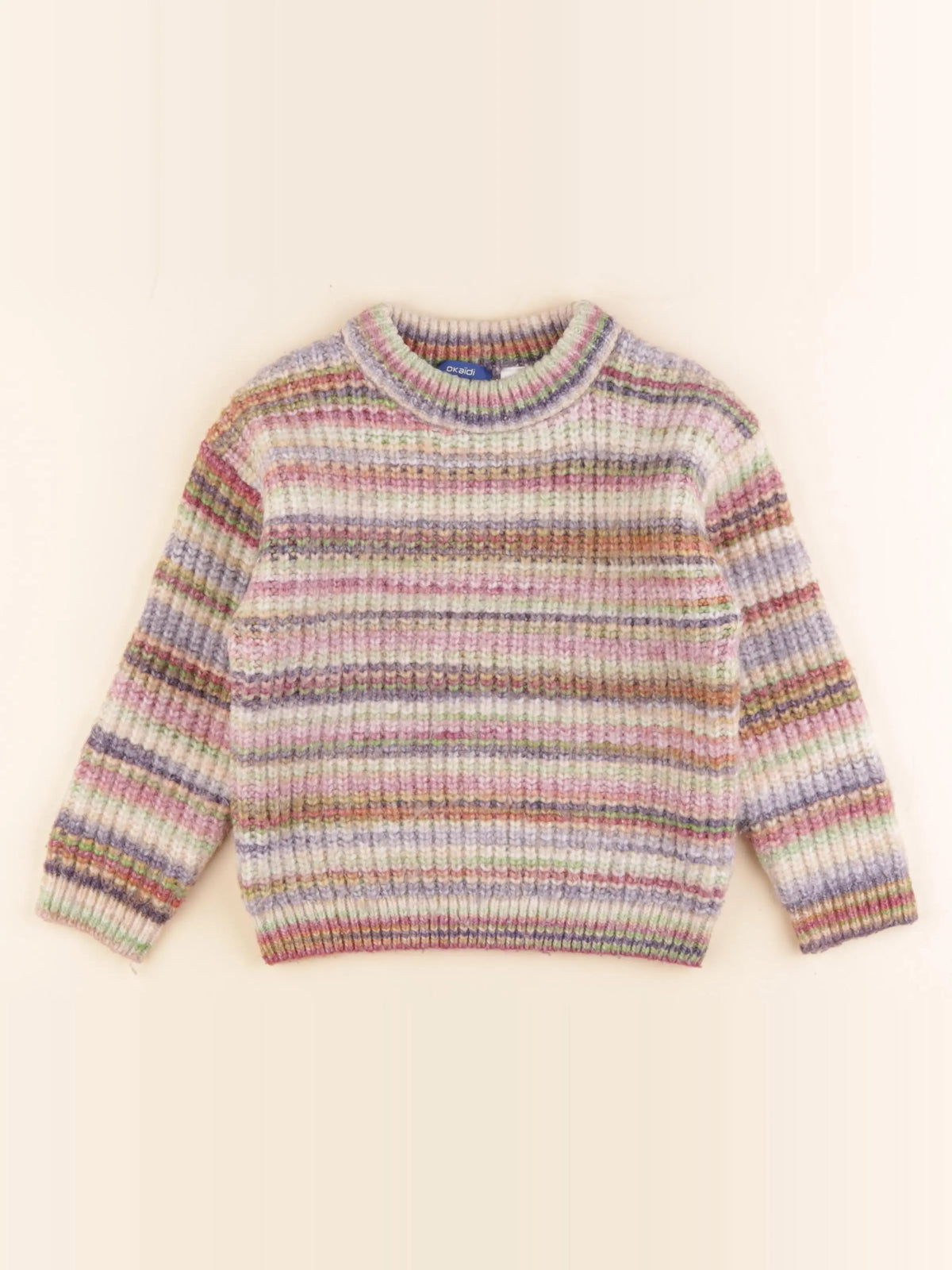Okaidi - pull multicolore - 4 ans