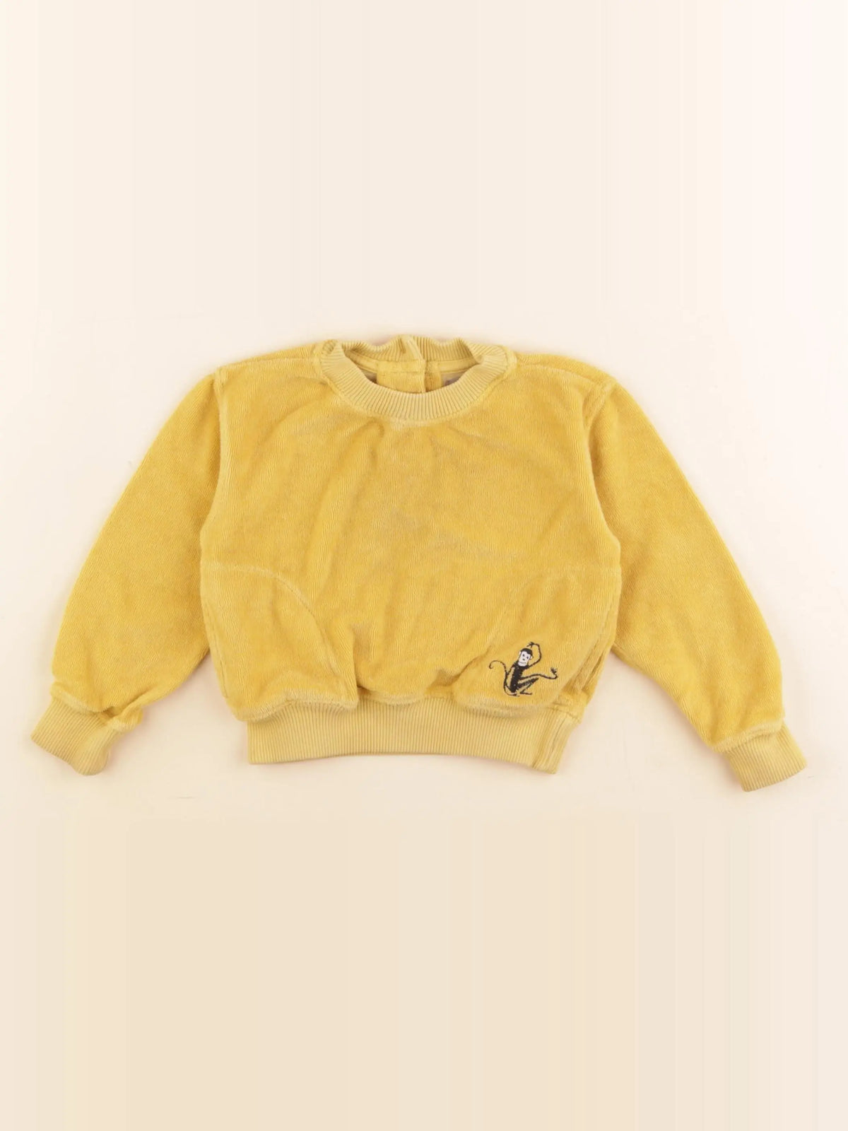 Emile et Ida - sweat jaune - 9 mois